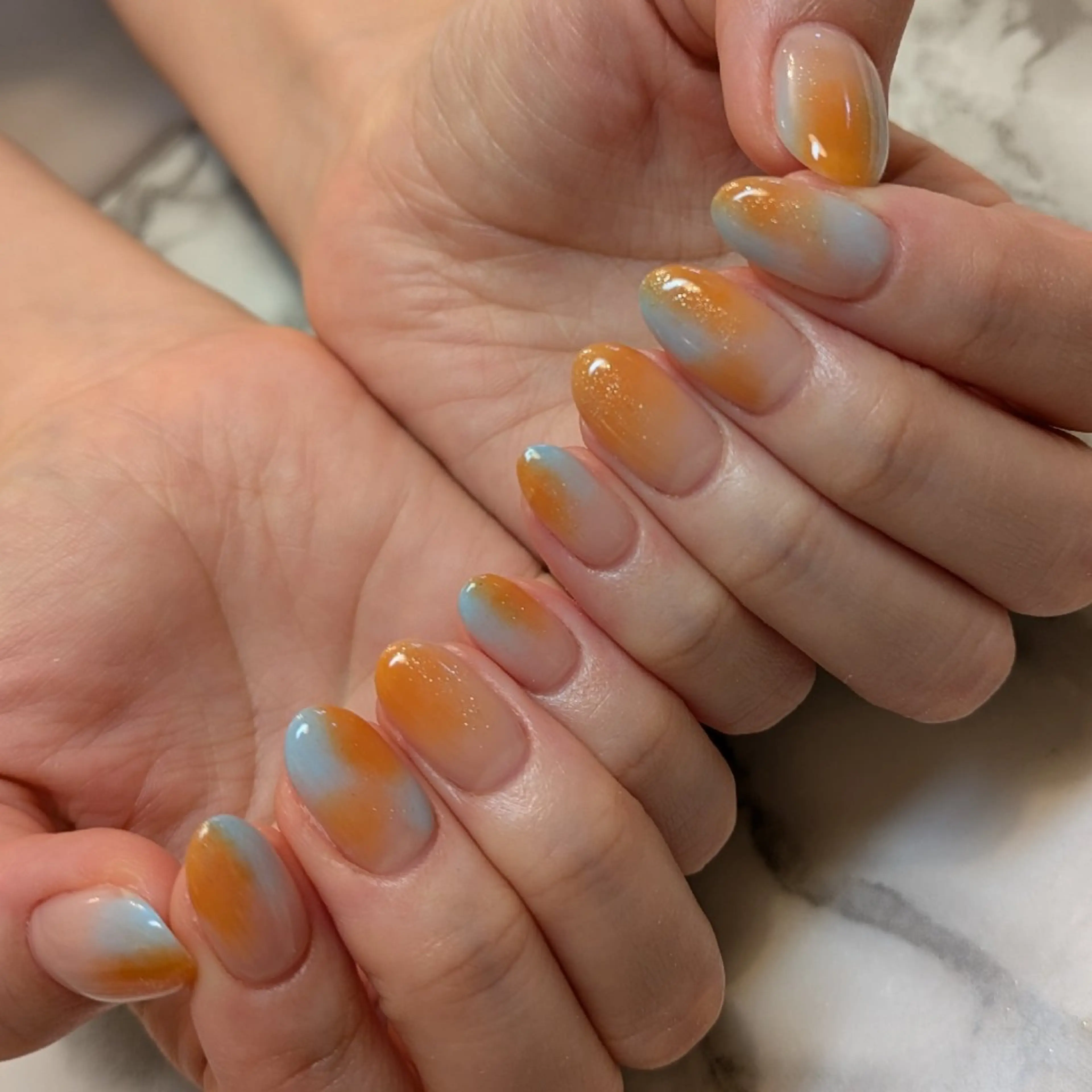 ネイル ニュアンスネイル ジェヌインネイル 河内のネイルデザイン