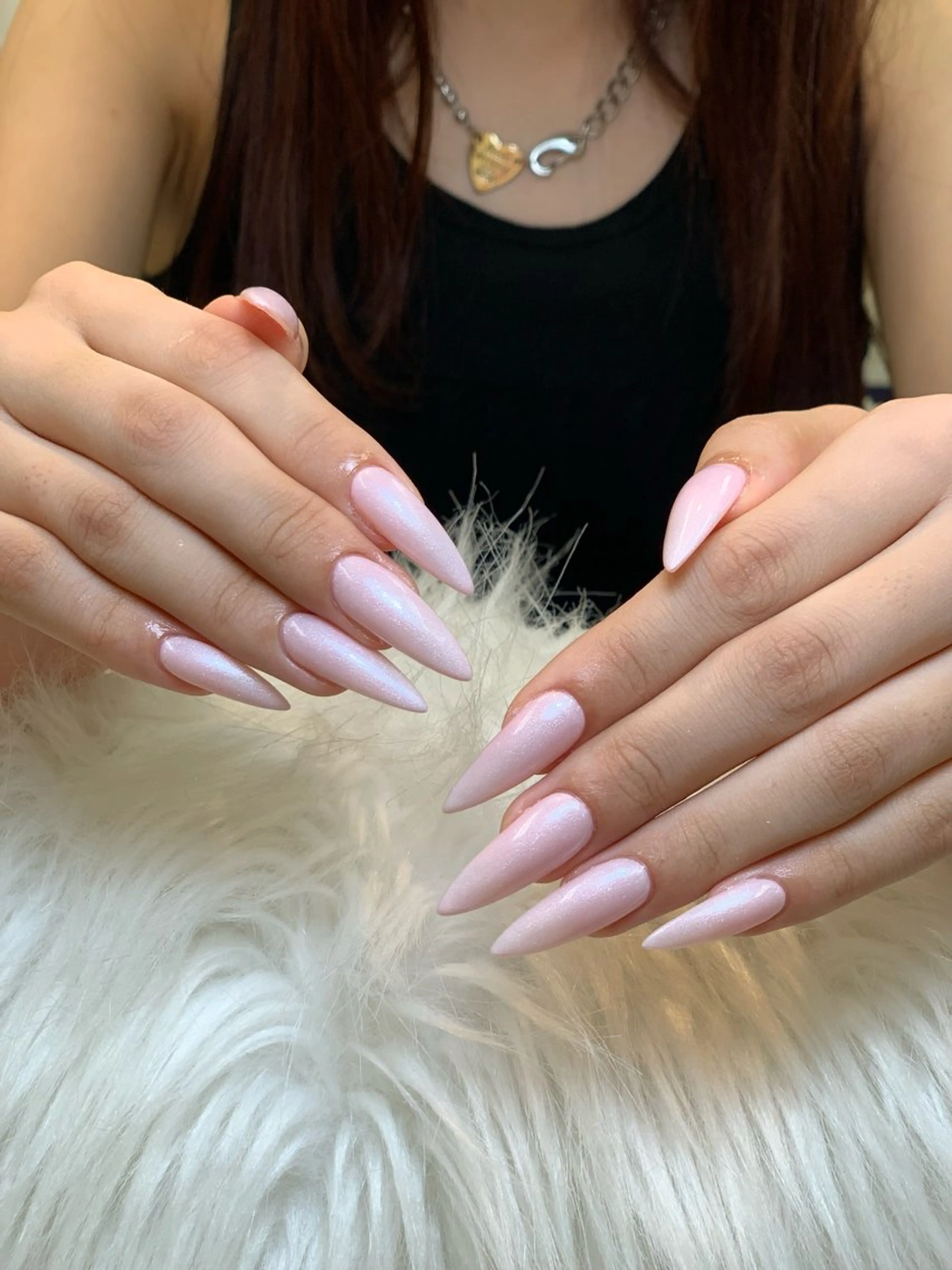 ネイル アートネイル 長さ出し ジェルネイル マグネットネイル ニュアンスネイル ハンドネイル Cloudy Chan Nailのネイルデザイン