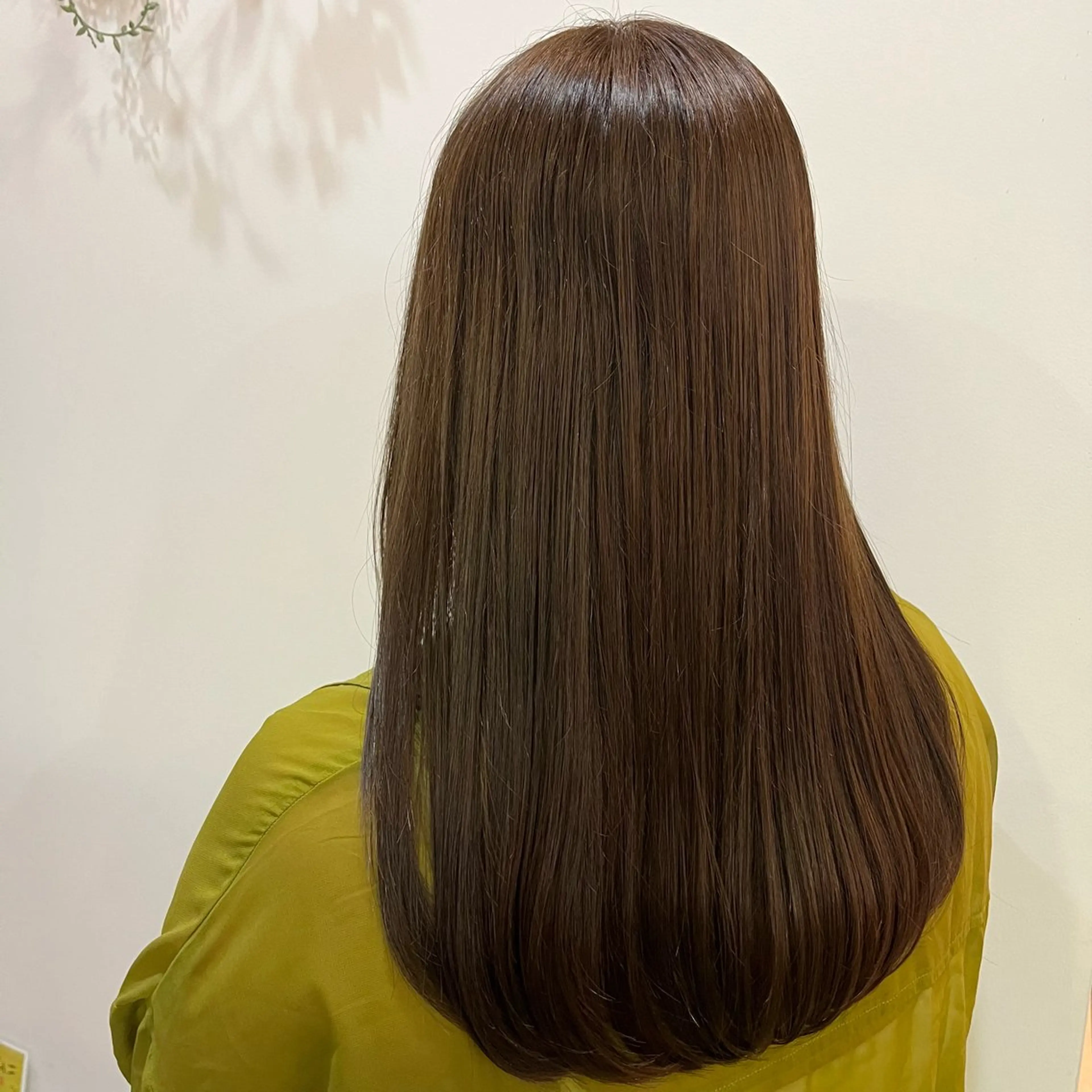 ロング カラー アッシュ オリーブカラー 🫧うる艶ナチュラル Ayana🫧のヘアスタイル