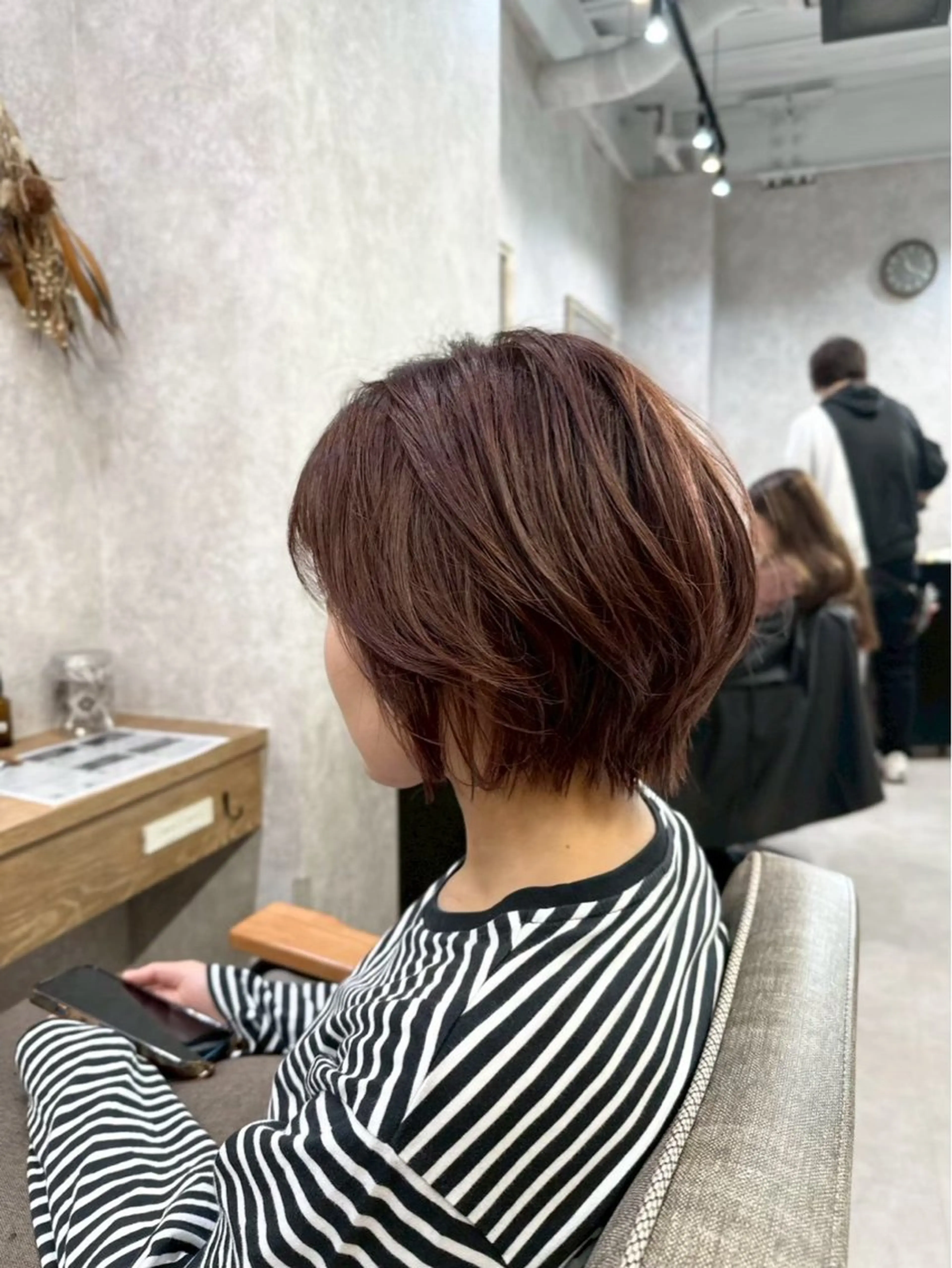 ショート カット ヘアカラー トリートメント 越谷/ショートボブ /大野洸太のヘアスタイル