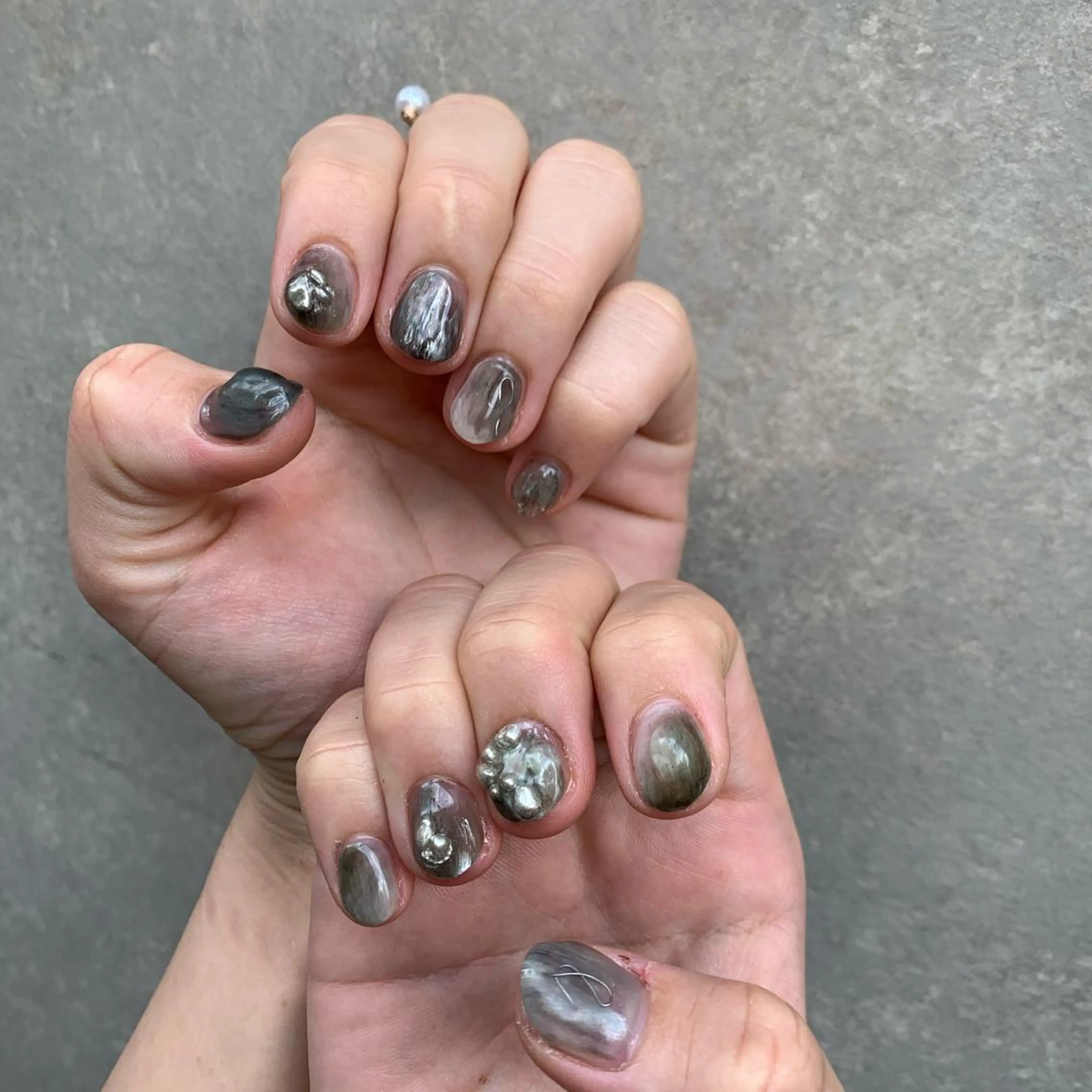 ネイル 【淡色color/ nail】maikoのネイルデザイン