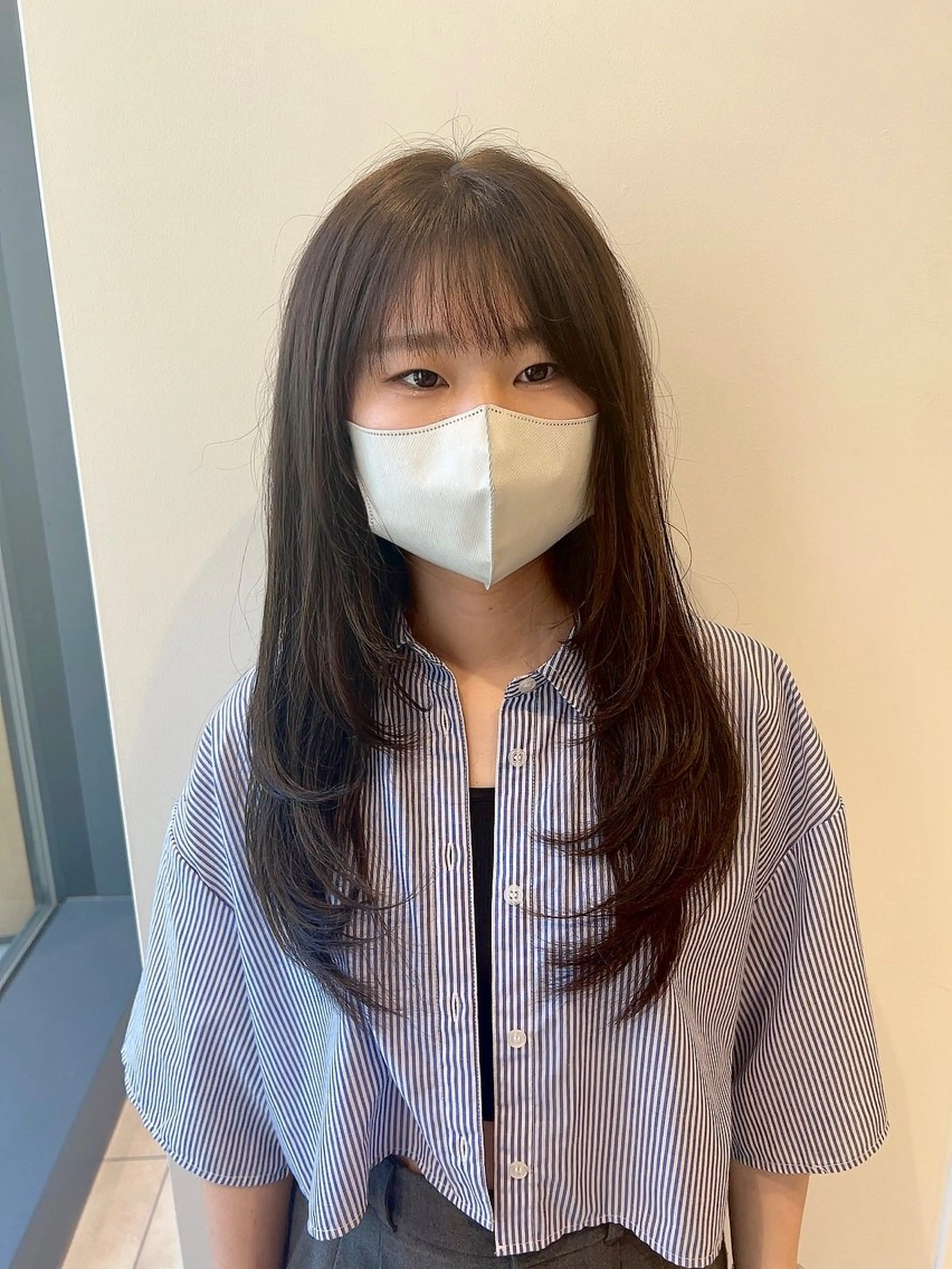 ロング カラー ベージュカラー ブラウンカラー ブラウンベージュ 透明感カラー レイヤーカット 💎K-two名古屋 安田ちづる💎のヘアスタイル