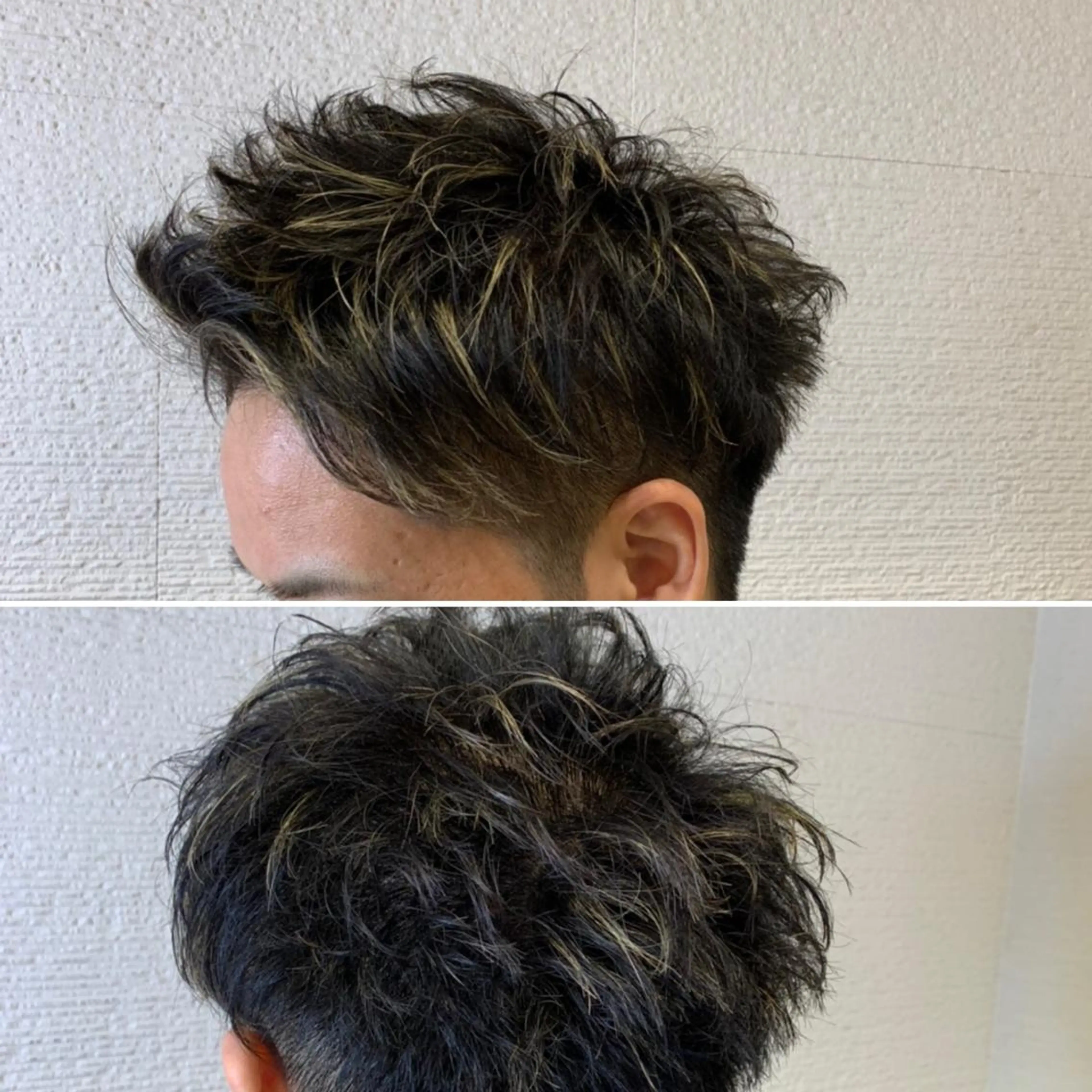 ショート カラー メンズ 【メンズ縮毛矯正】 田中秀斗のヘアスタイル