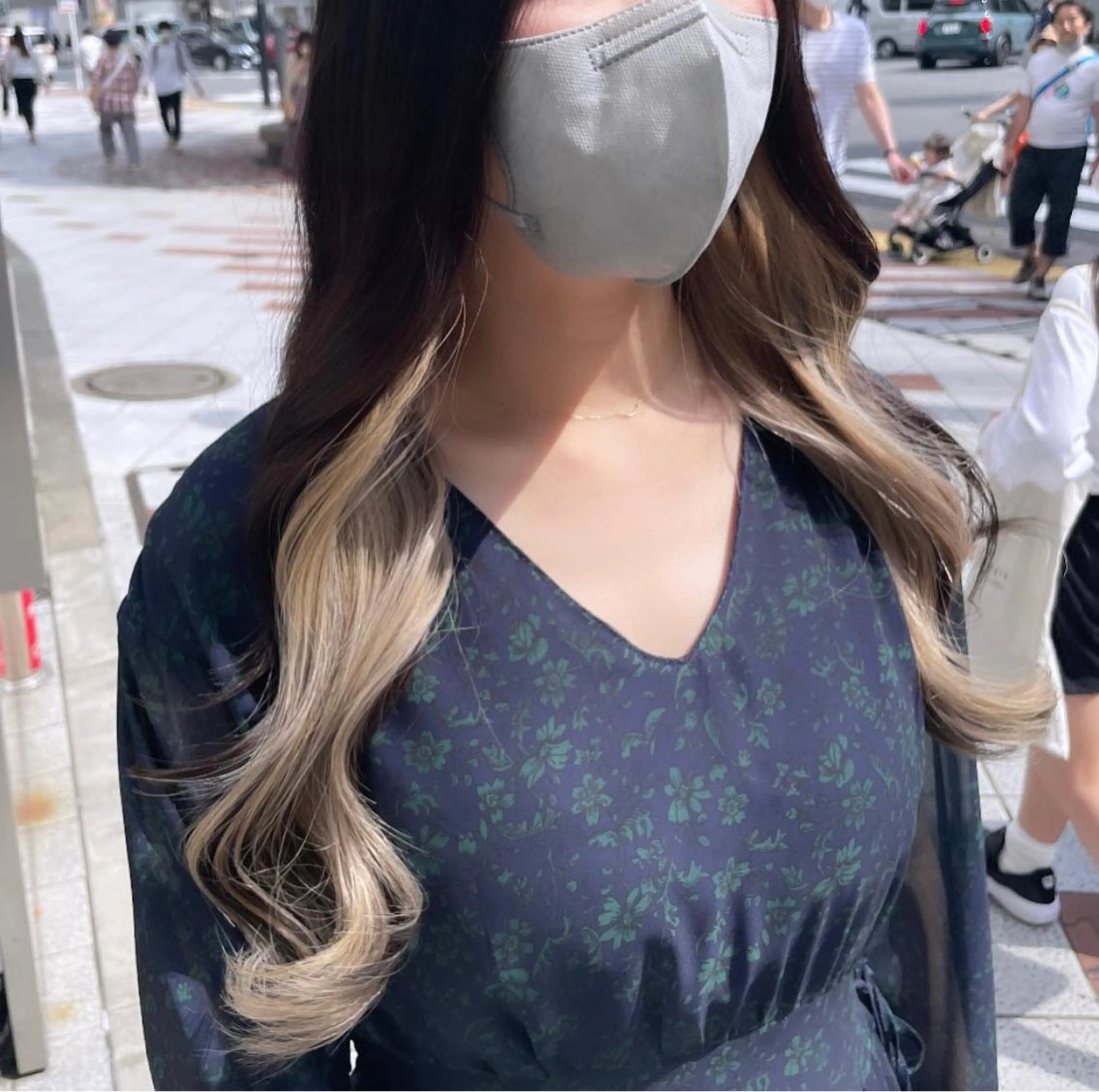 ロング プルエクステ エクステ ハイライト 髪質改善 韓国風ヘア プルエクステ◆ Fi-Ne吉祥寺のヘアスタイル