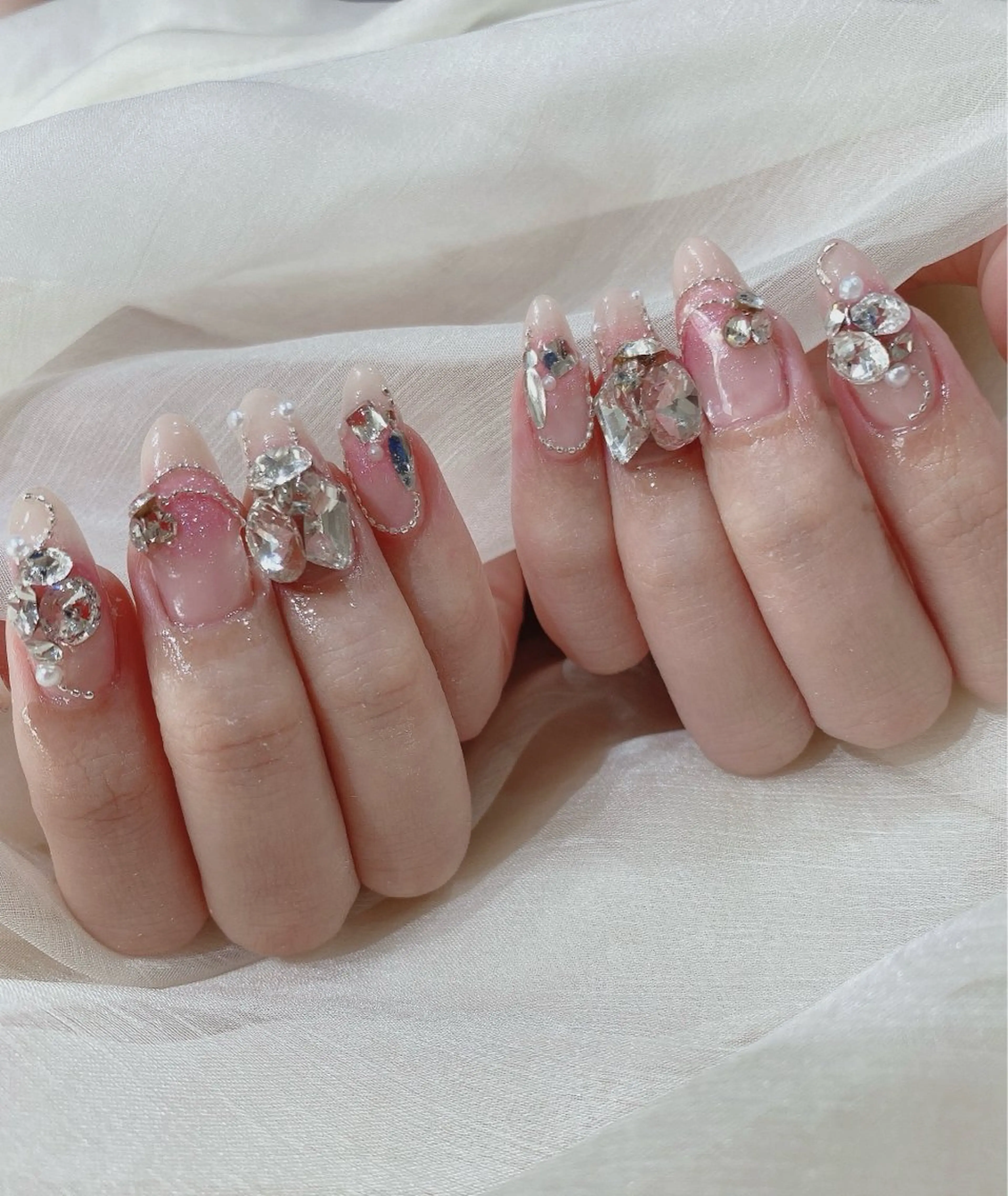 ミディアム ハンドネイル JNA認定講師🌸 RIEのネイルデザイン