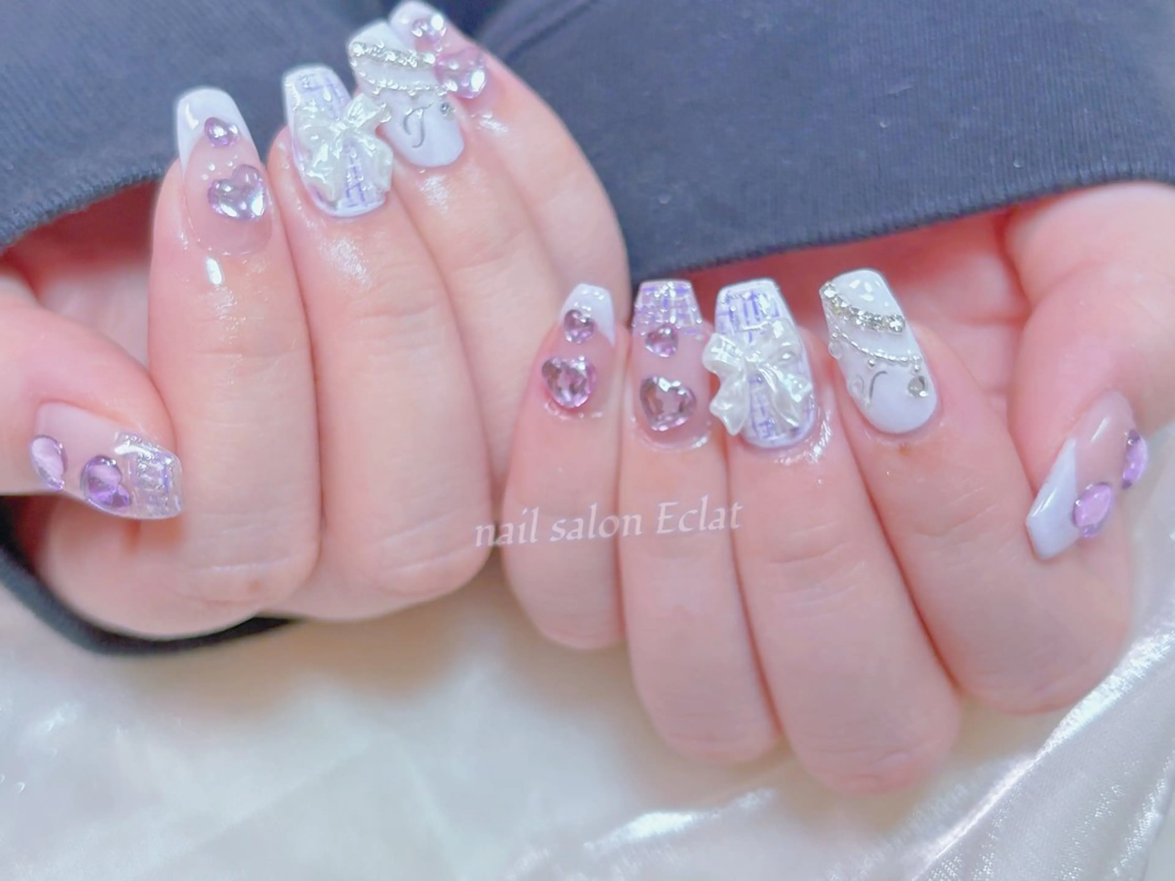 ネイル ハンドネイル ハンドケア ネイルサロンエクラ 🫧Shizukaのネイルデザイン