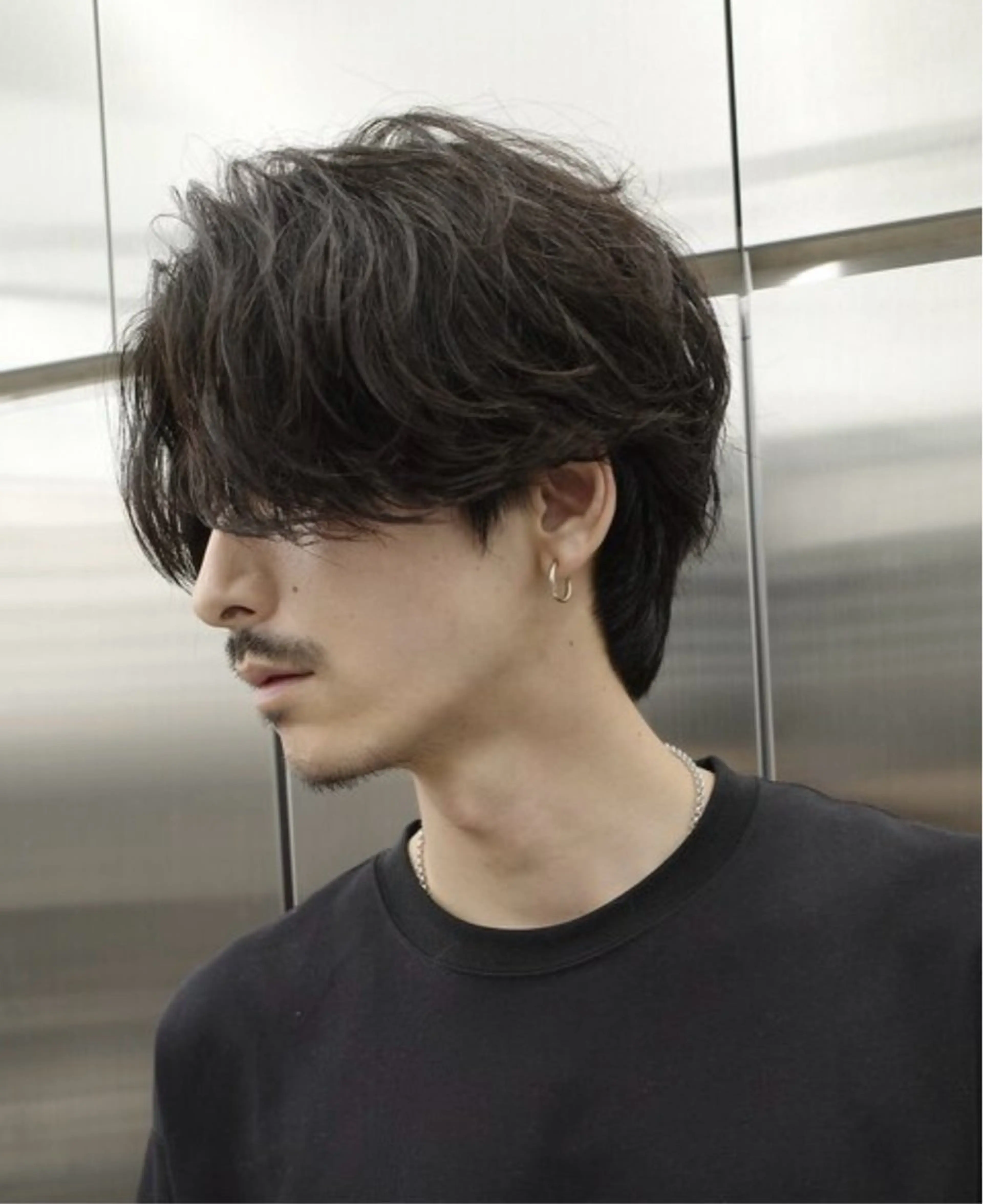 パーマ メンズ フェザーパーマ メンズパーマ カット パーマ メンズ/シャドウ/ 波巻き/kyogoのヘアスタイル