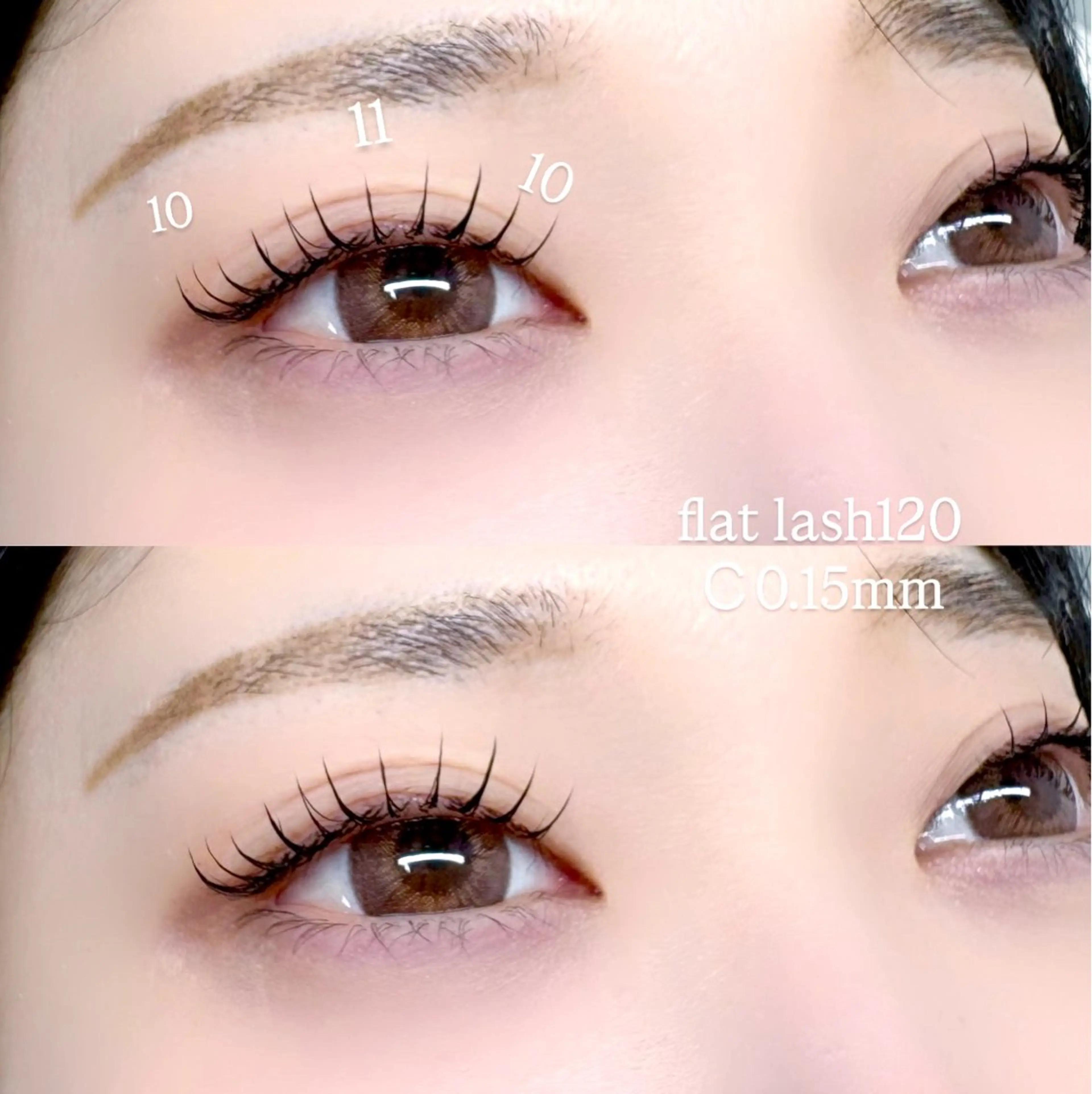 マツエク・マツパ フラットラッシュ ‎🤍nabi 代官山/渋谷/恵比寿のマツエク・マツパデザイン