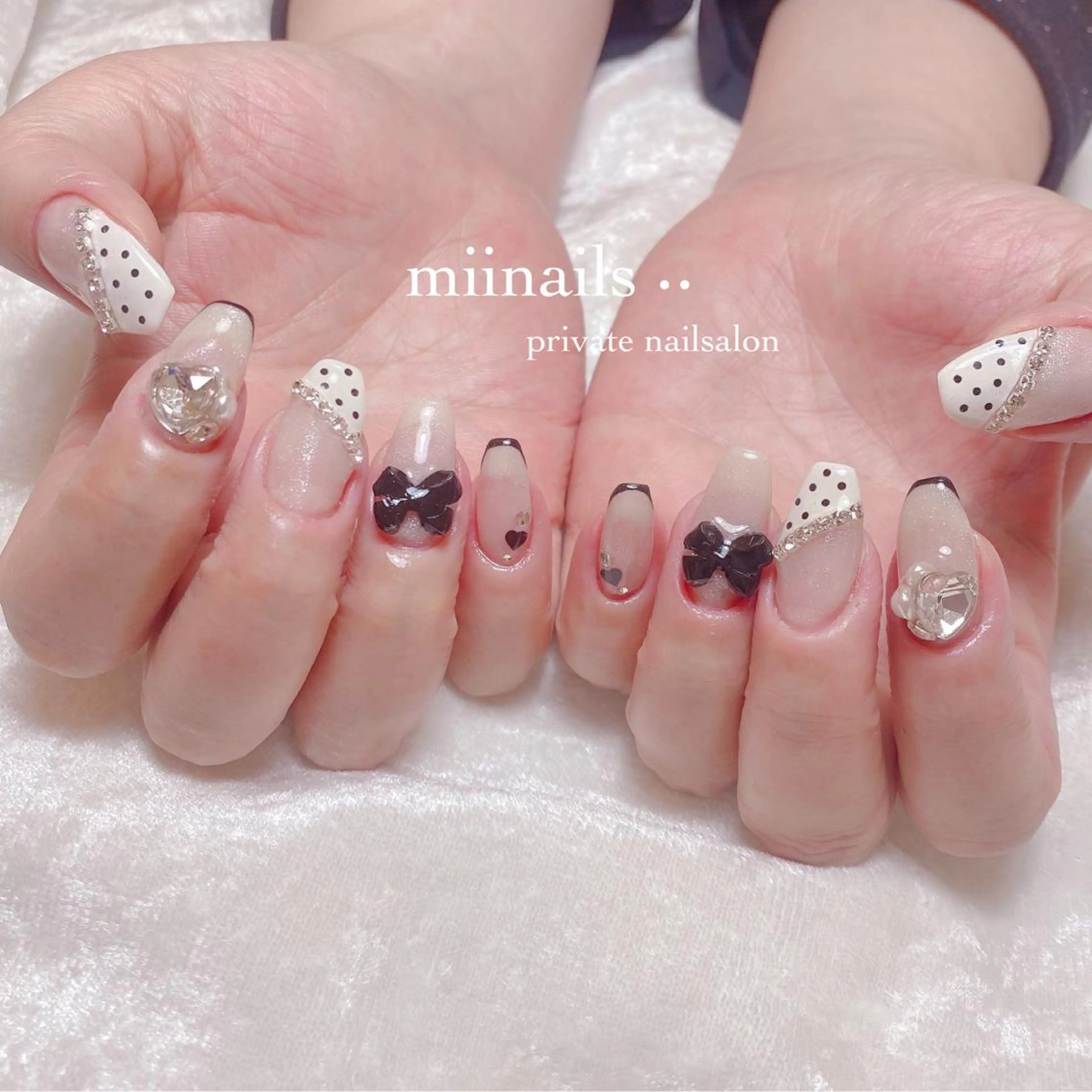 ネイル 韓国ネイル ワンホンネイル ハンドネイル nailsalon miinailsのネイルデザイン