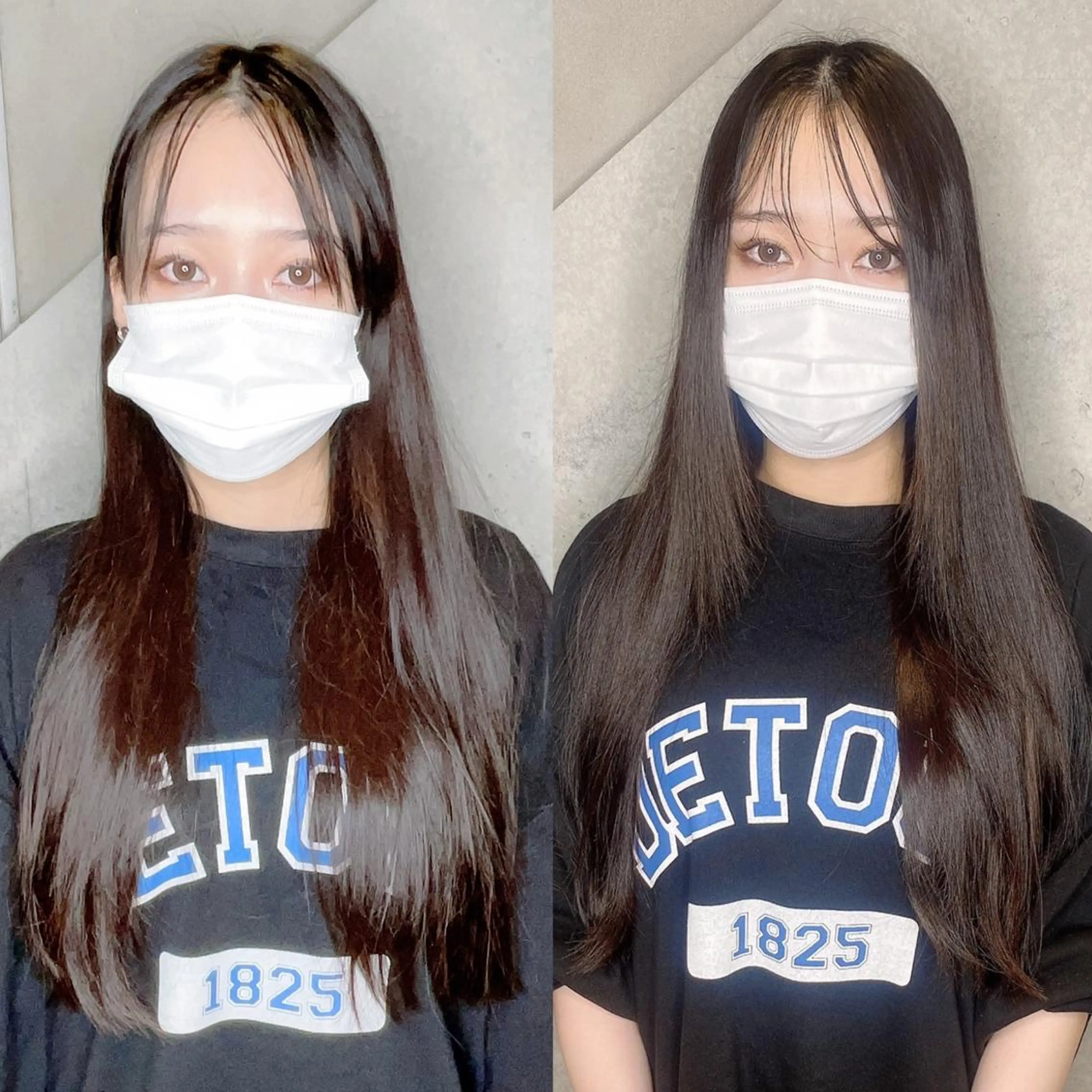 ロング カラー パーマ ヘアアレンジ キッズ ネイル マツエク・マツパ シールエクステ 韓国風マツエク エクステ 韓国風ヘア 長さ出し ACHFILO モデル募集のヘアスタイル