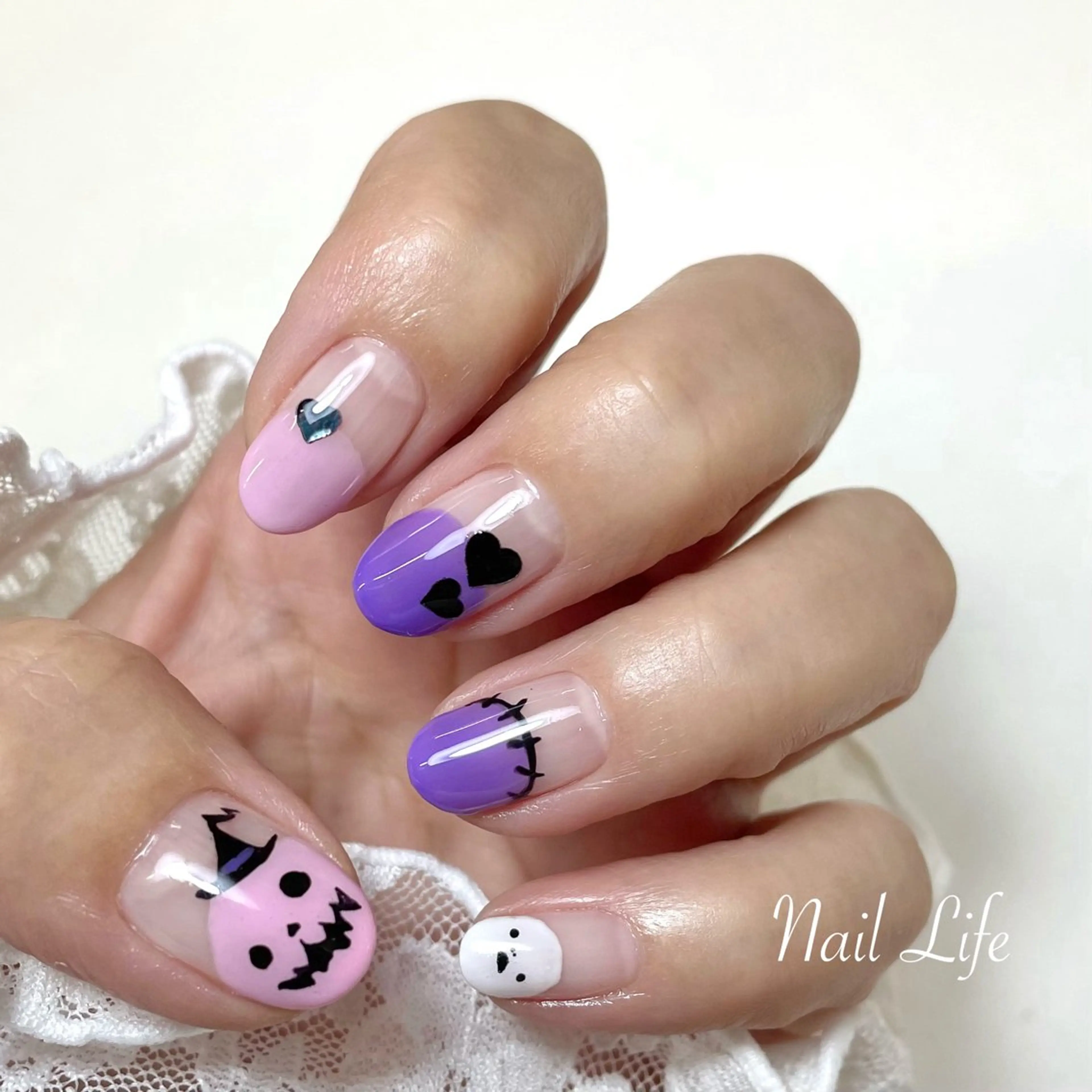 ネイル ハロウィン 大嶋 めぐみのネイルデザイン