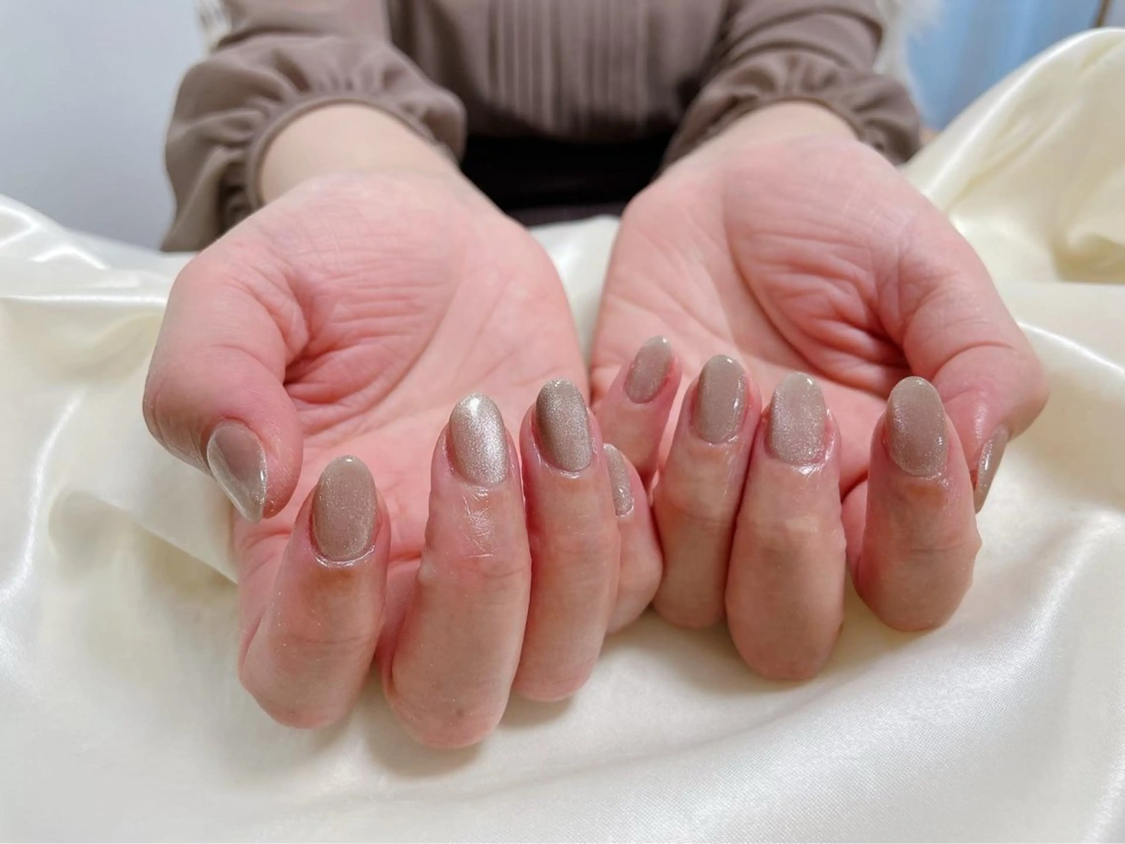 ネイル オーロラネイル フットネイル フレンチネイル ジェルネイル ハート ハンドネイル kikinail 溝の口のネイルデザイン