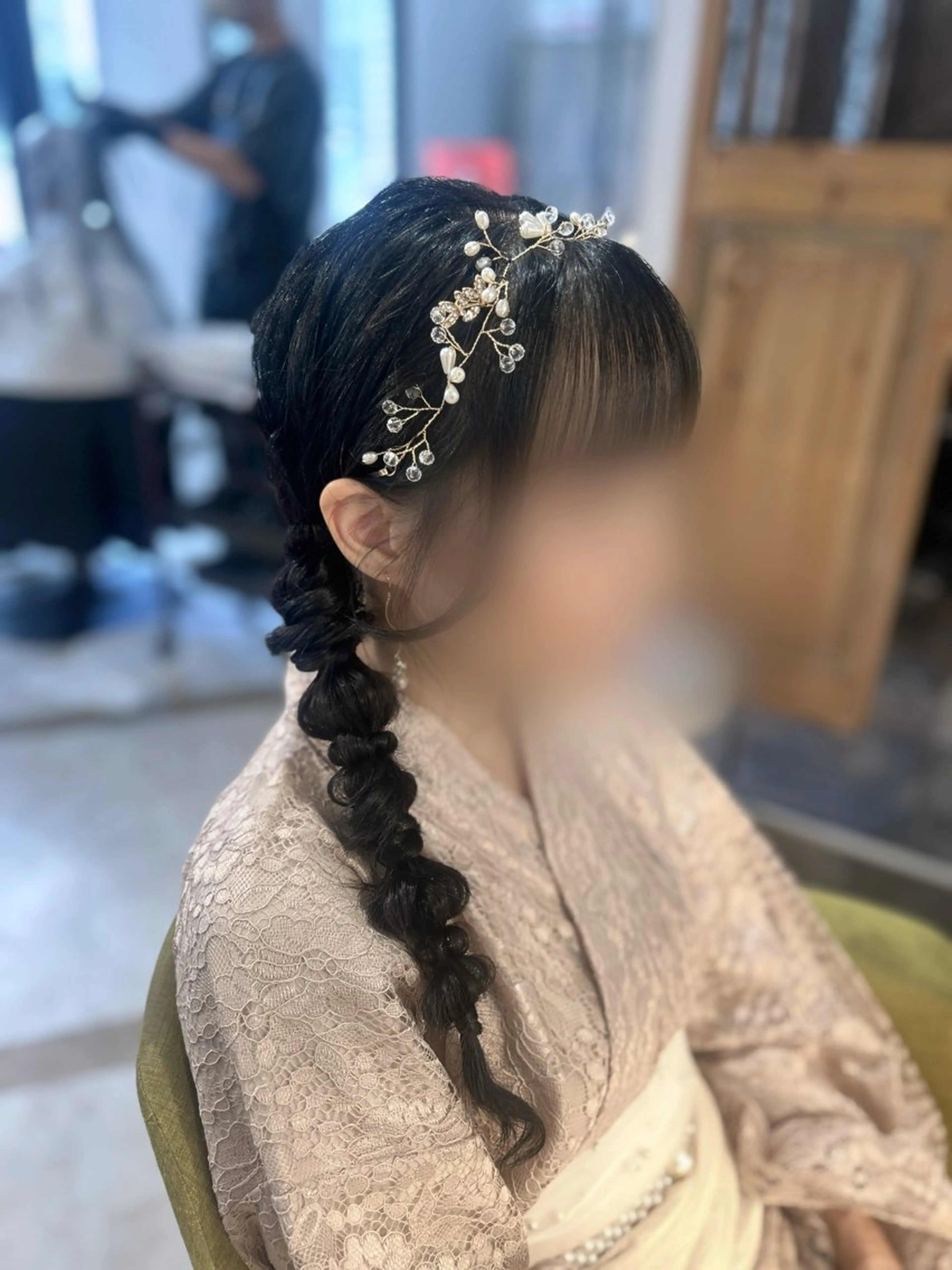 ロング ヘアアレンジ ヘアセット ☁️もえみ︎︎☁️ モデル様募集中のヘアスタイル