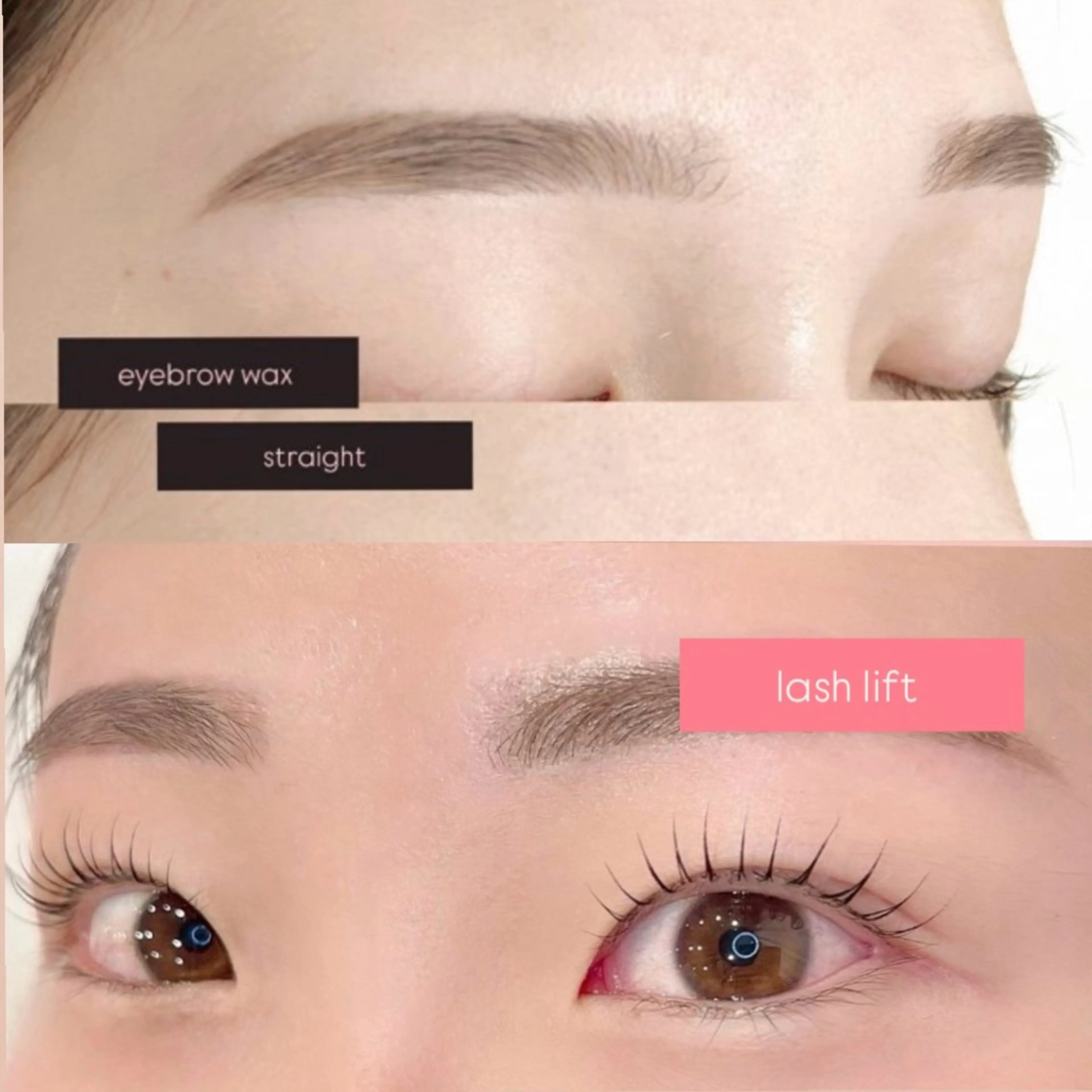 眉毛wax +まつパ set menu♥️の写真