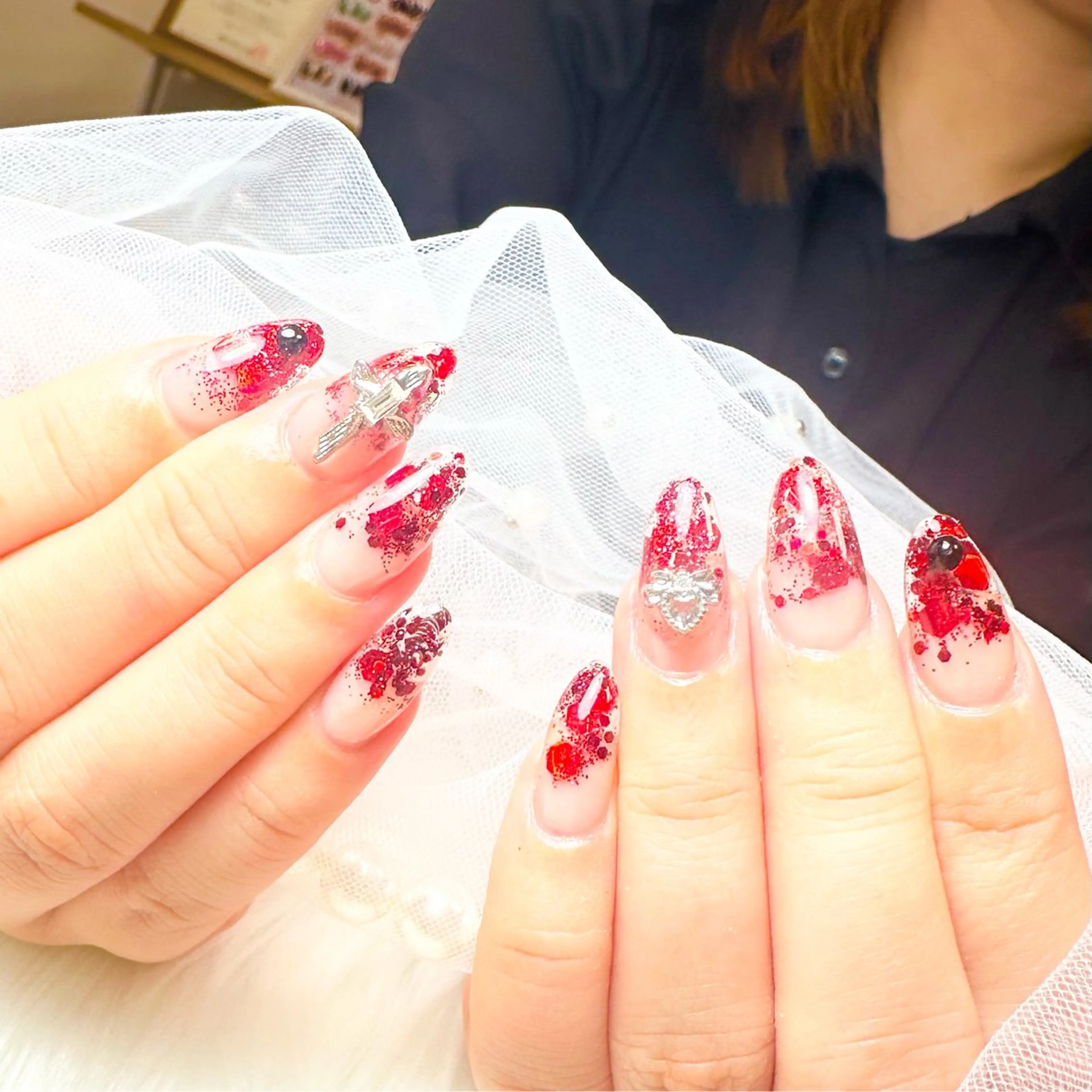 ネイル クリアネイル フットネイル フレンチネイル ジェルネイル 韓国ネイル nail salon Feerieのネイルデザイン