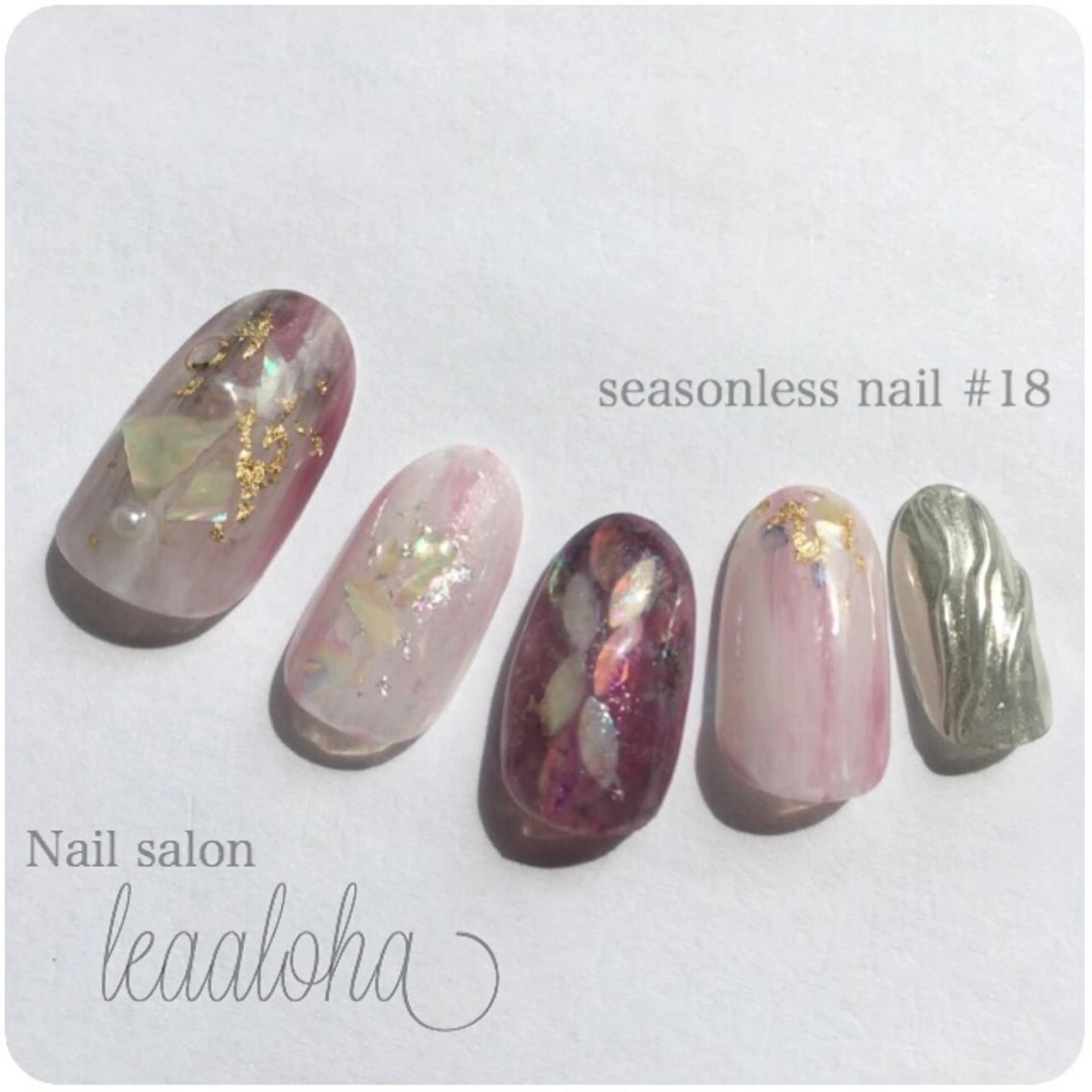 ネイル leaaloha　byBROWN HAIR所属・レアアロハ宇都宮 /ネイル.メンズ脱毛のネイルデザイン