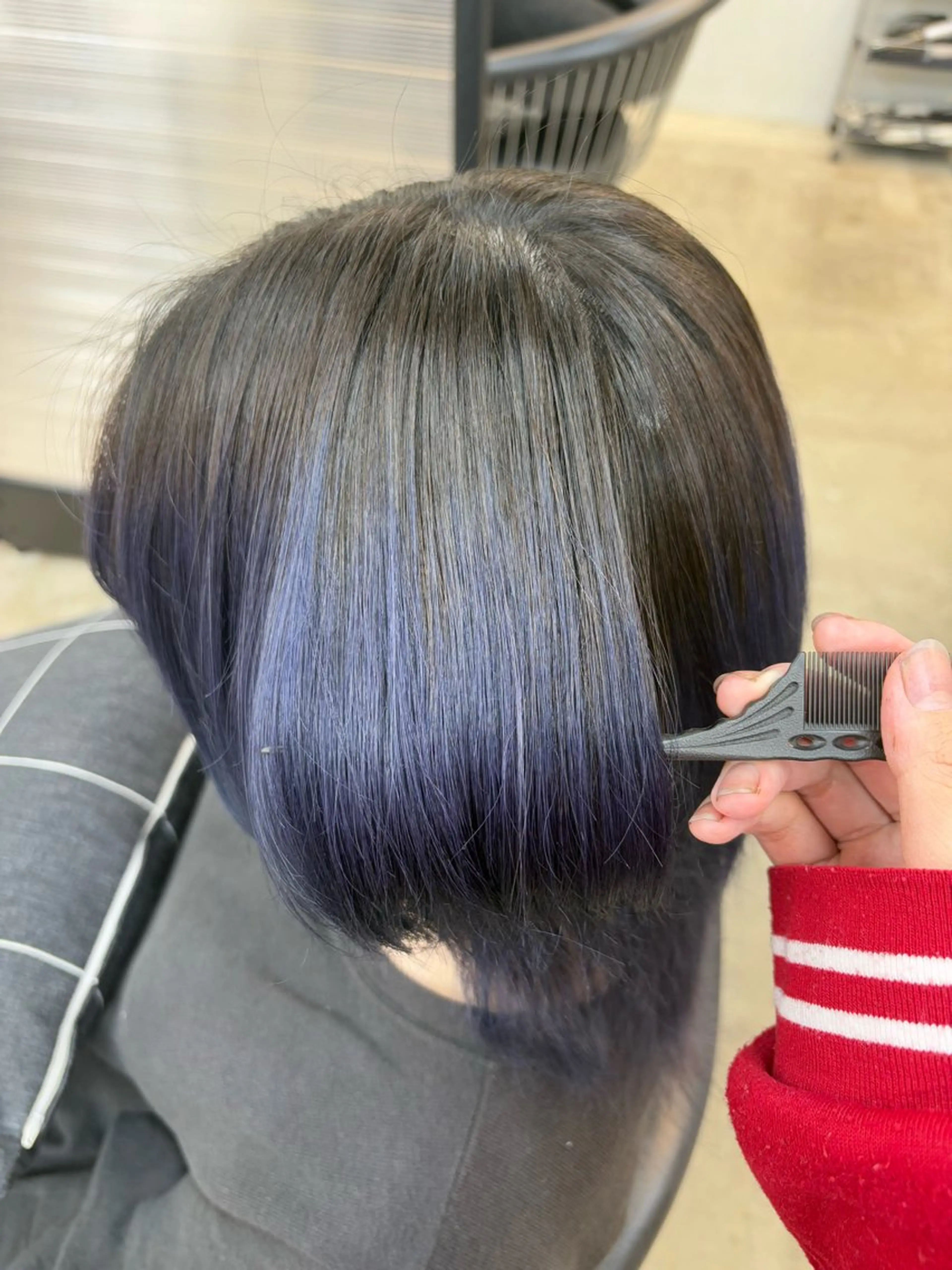 ミディアム カラー ヘアカラー 🪄くすみカラー❇️ 名塚比奈乃🪄のヘアスタイル