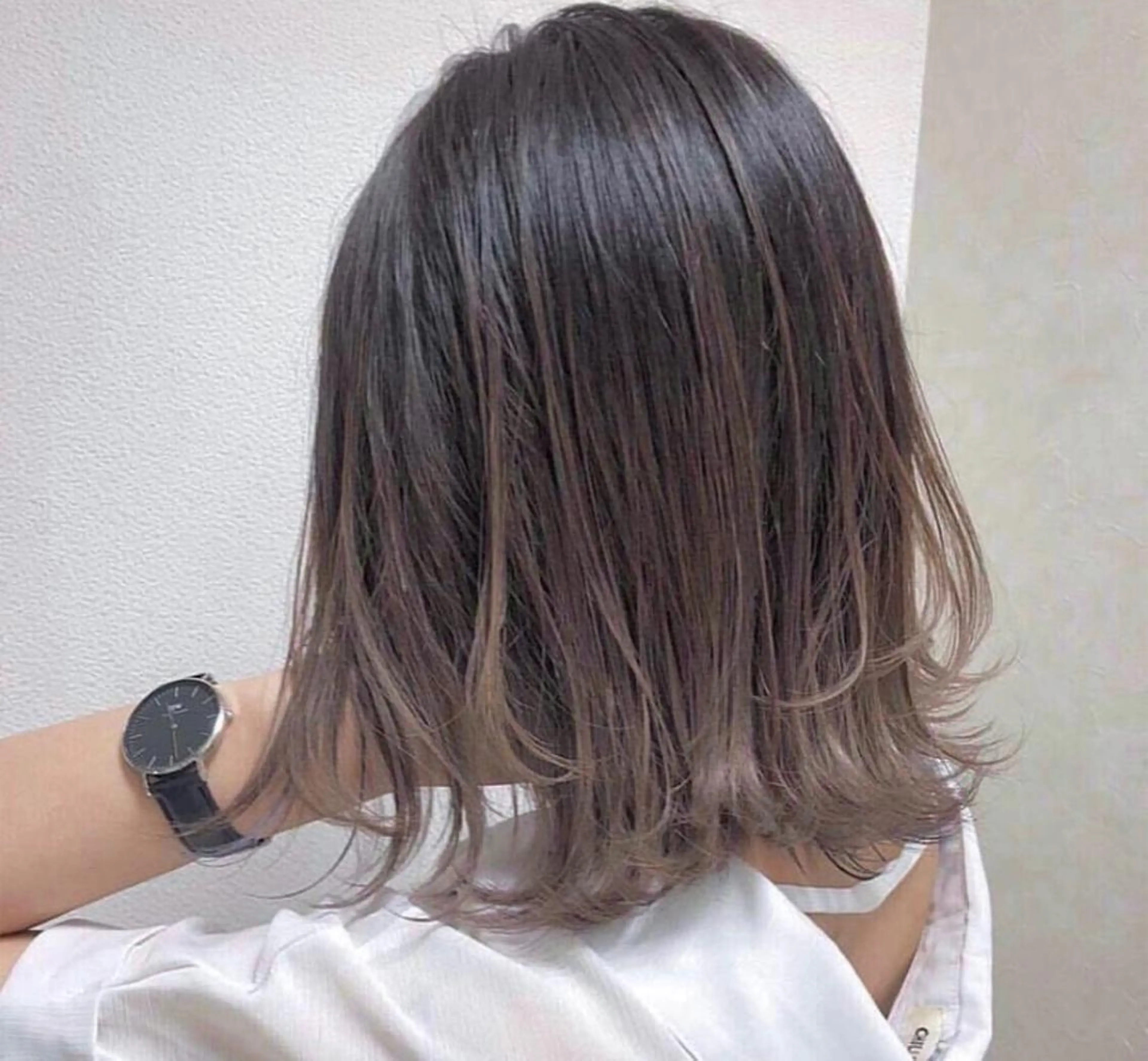 ミディアム 🦋ミルクティーベー ジュ🦋mayukiのヘアスタイル