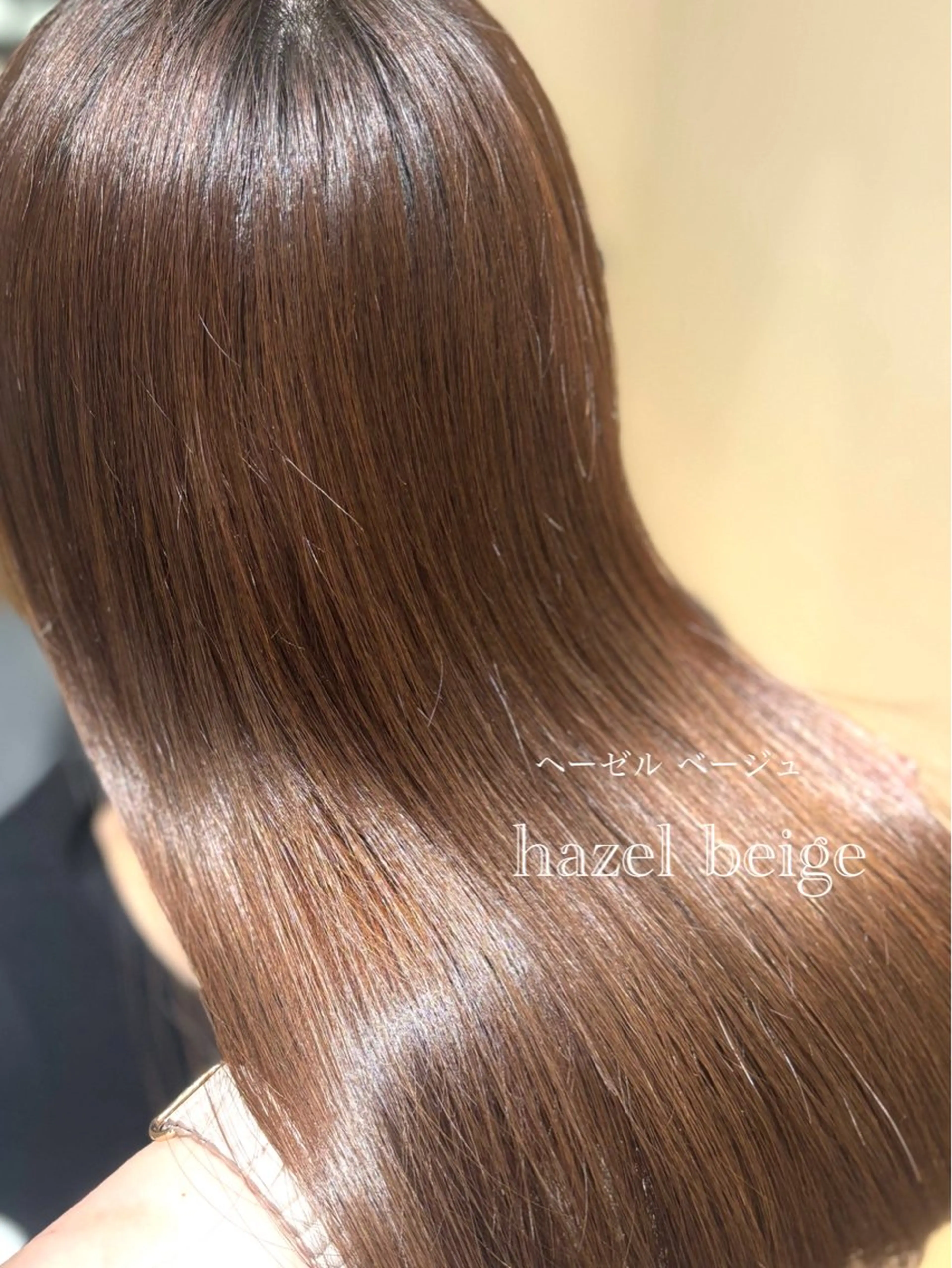 ミディアム ヘアカラー 中島愛佳🐥⸒⸒ 縮毛矯正/艶髪カラーのヘアスタイル