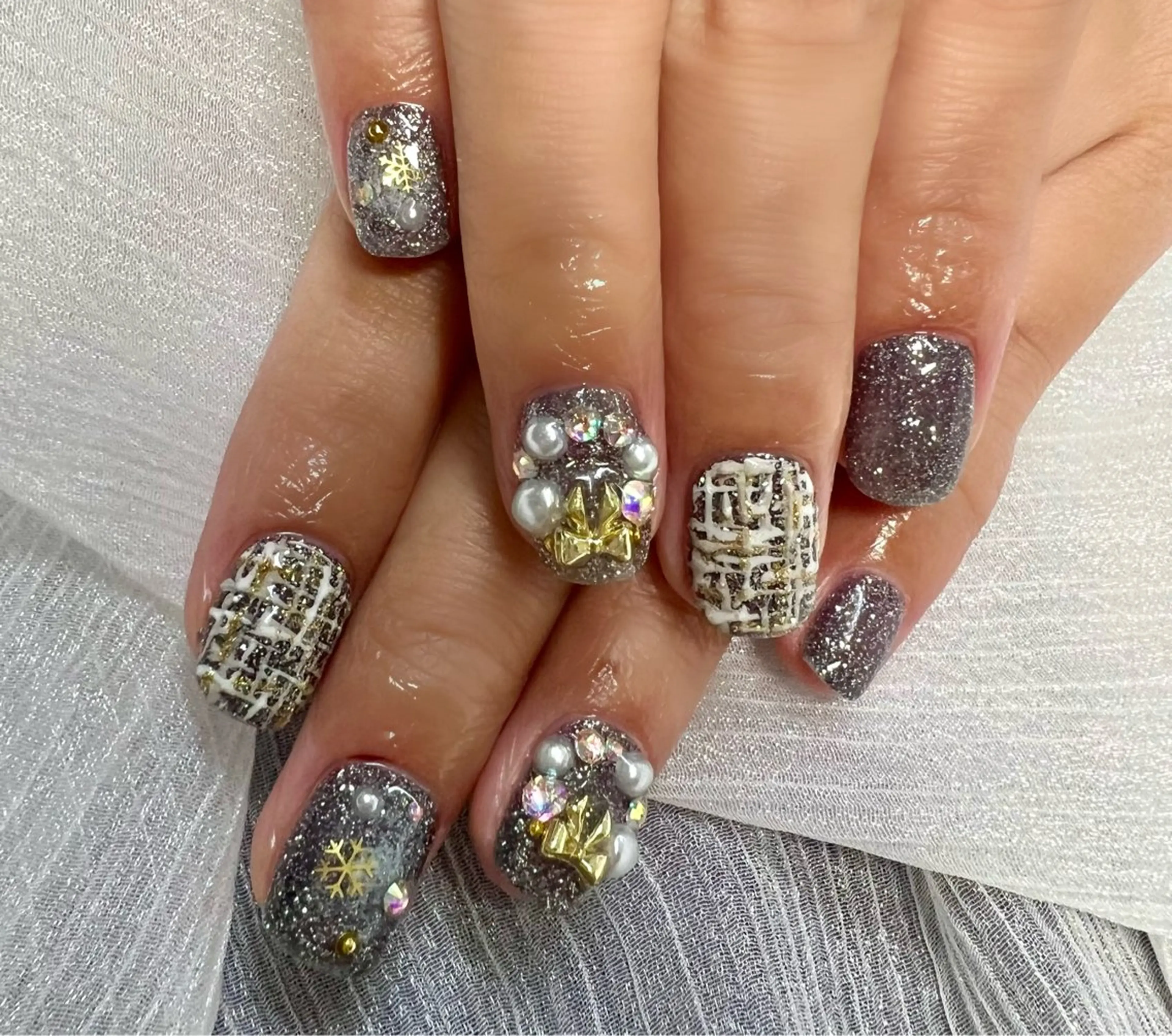 ネイル アートネイル 冬ネイル クリスマス ☆ yukiのネイルデザイン