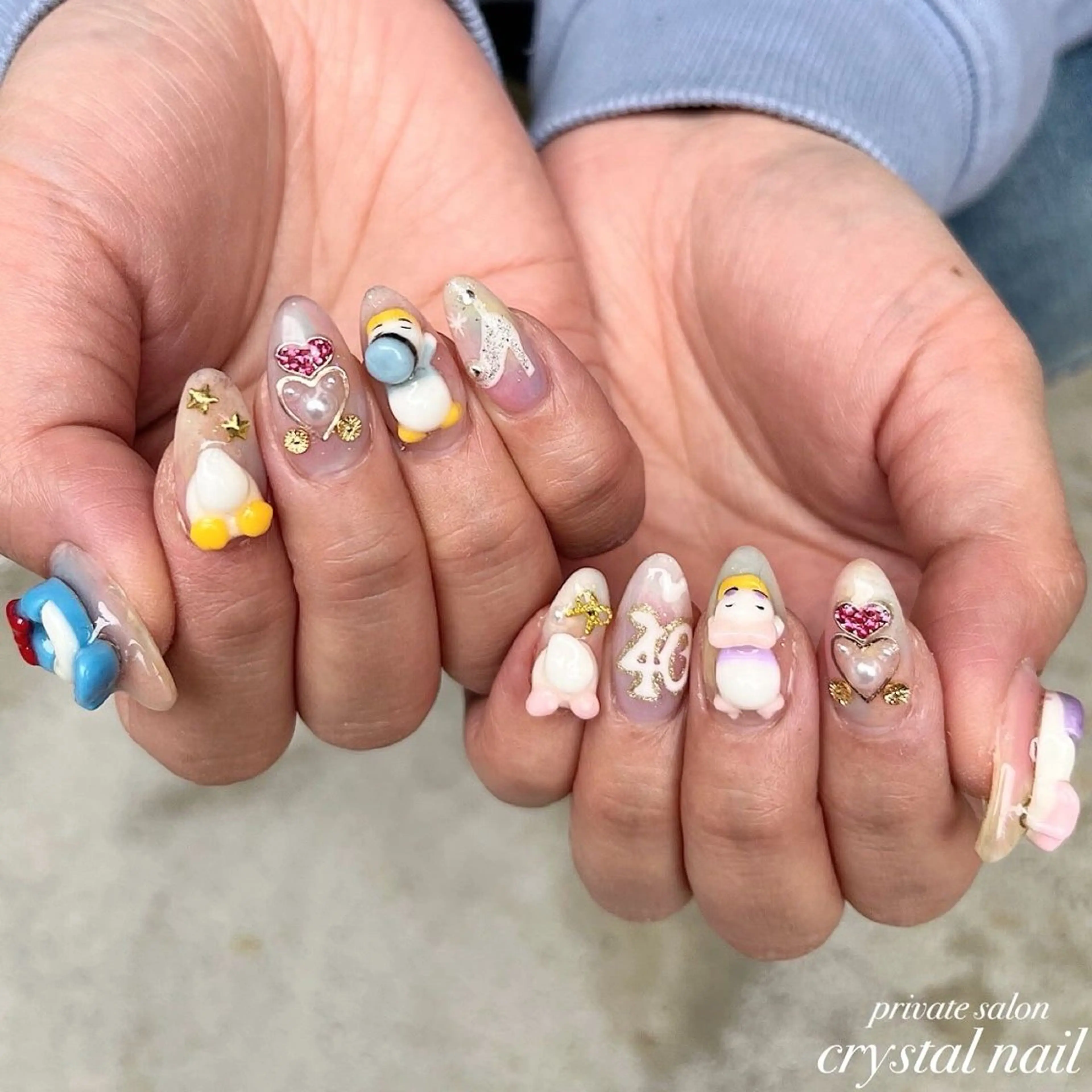 ネイル 持ち込み Crystal Nailのネイルデザイン