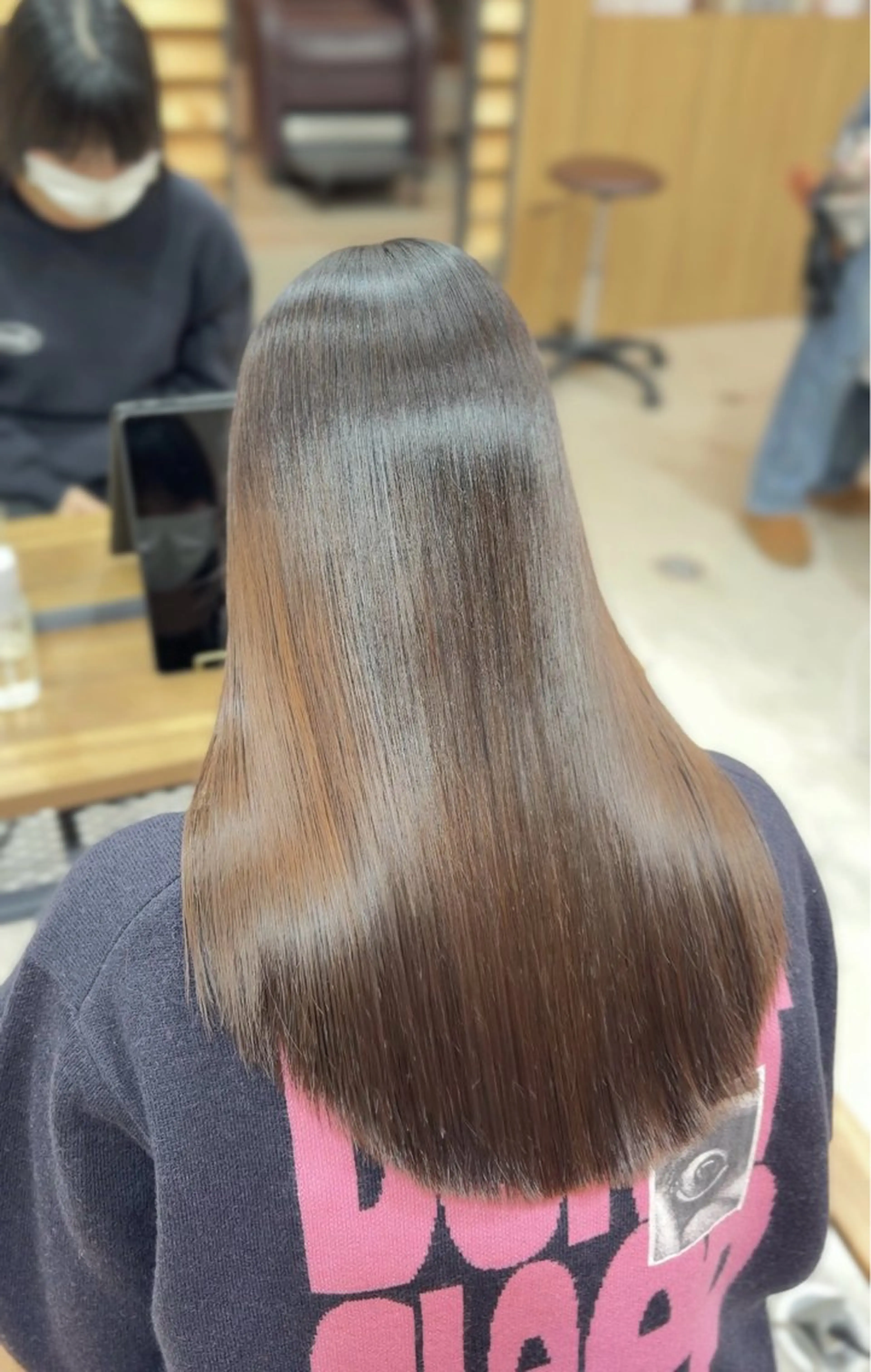 ロング カット トリートメント honoka/レイヤ ー/艶感カラー/韓国のヘアスタイル