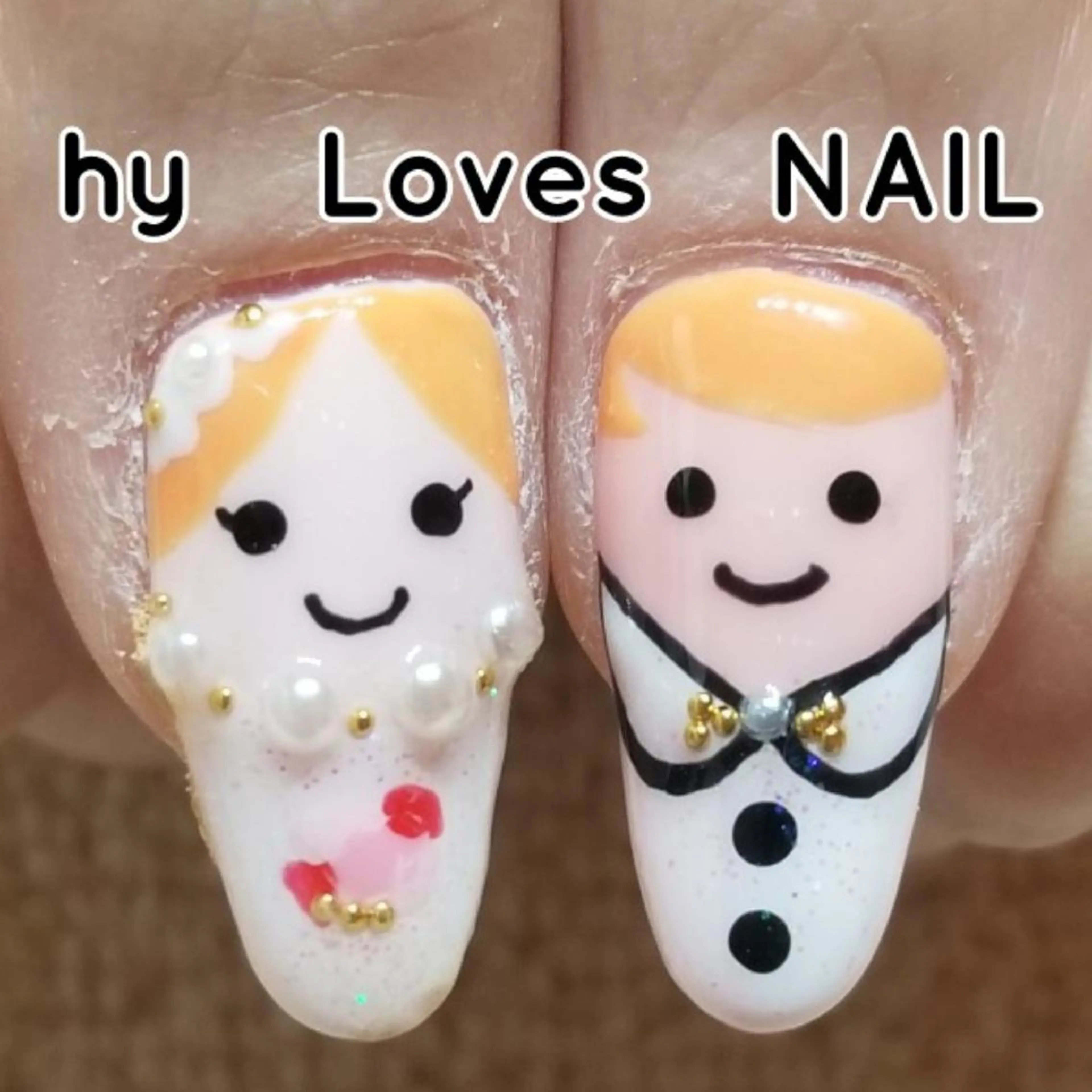 ネイル アートネイル ストーンネイル ハンドネイル よしだ ひろきのネイルデザイン