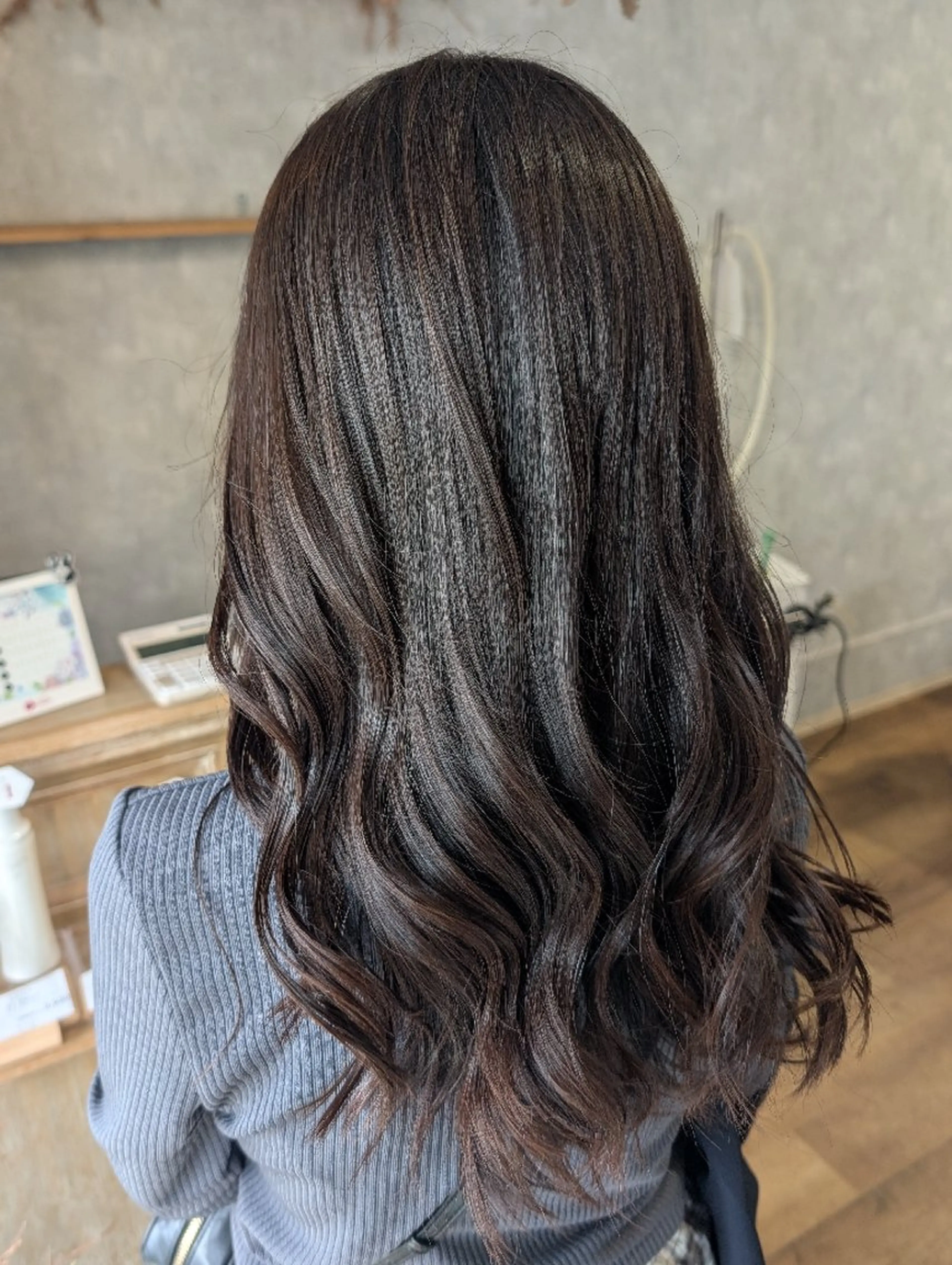 セミロング カラー カット ヘアカラー トリートメント 大人かわいい💎ツヤ ✧亜美︎✧我孫子のヘアスタイル