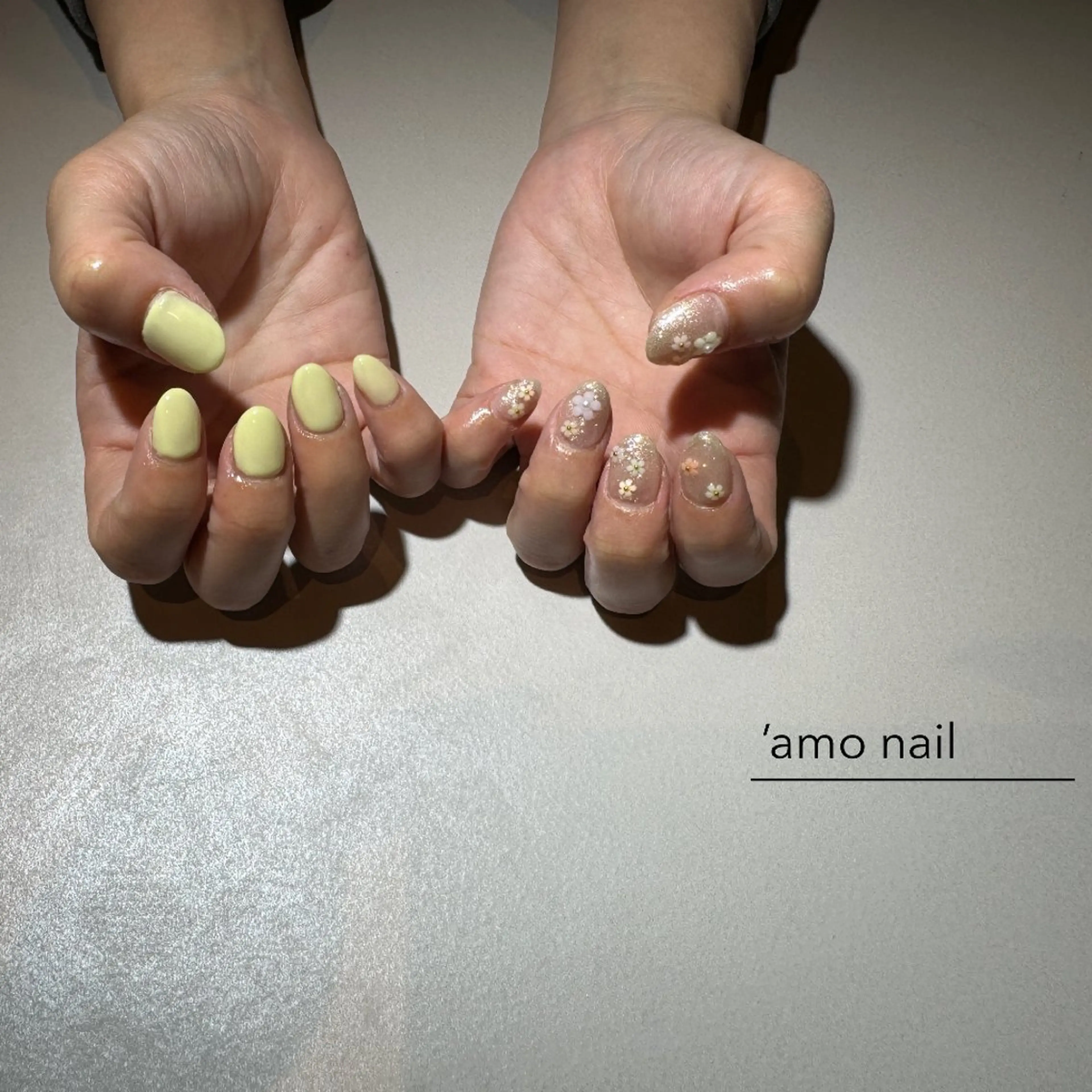 ネイル パステルネイル 春ネイル 'amo nail所属・'amo nailのネイルデザイン