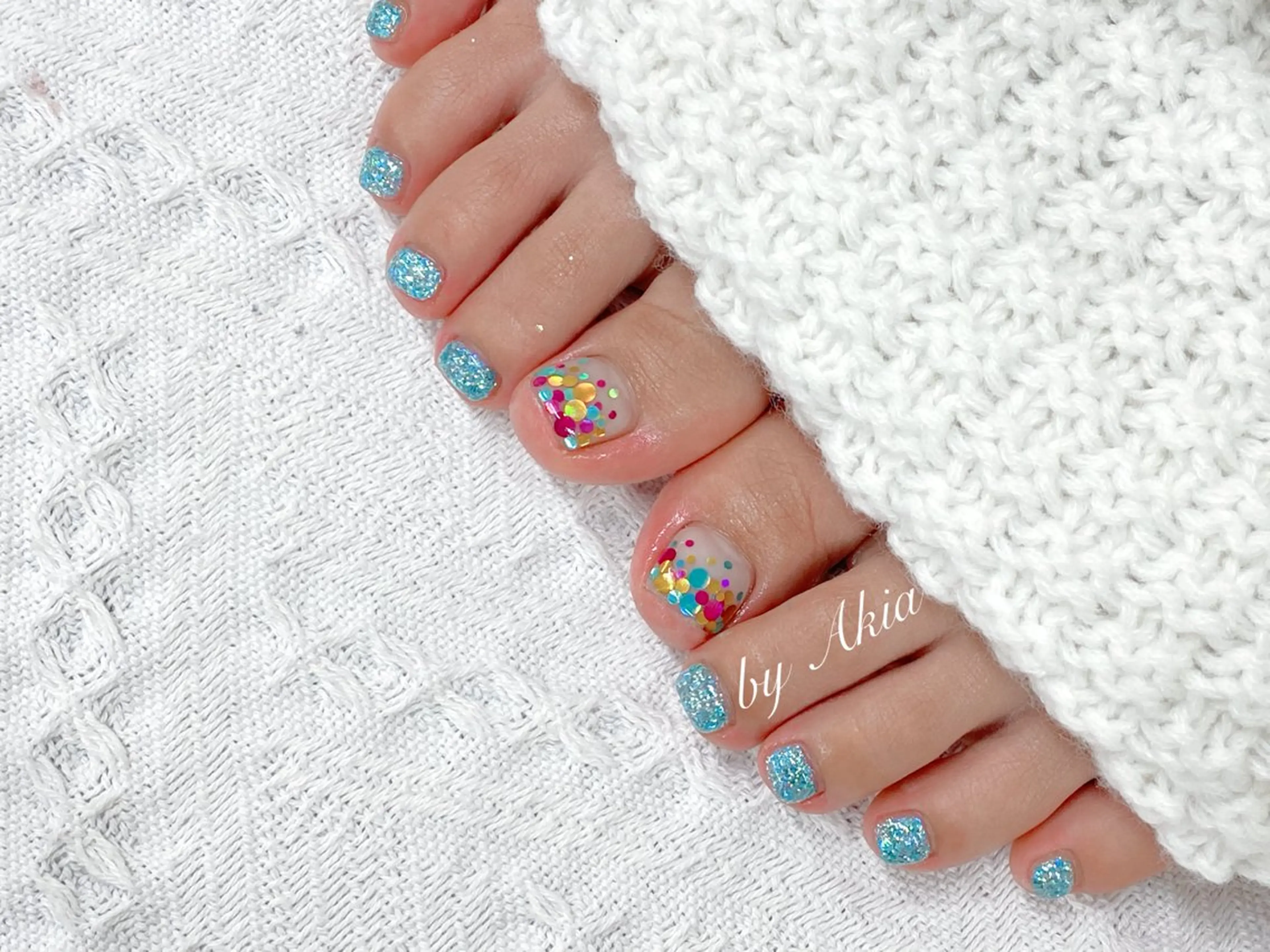 🦶フット定額メニュー✨50種デザイン💕初回オフ無料の写真