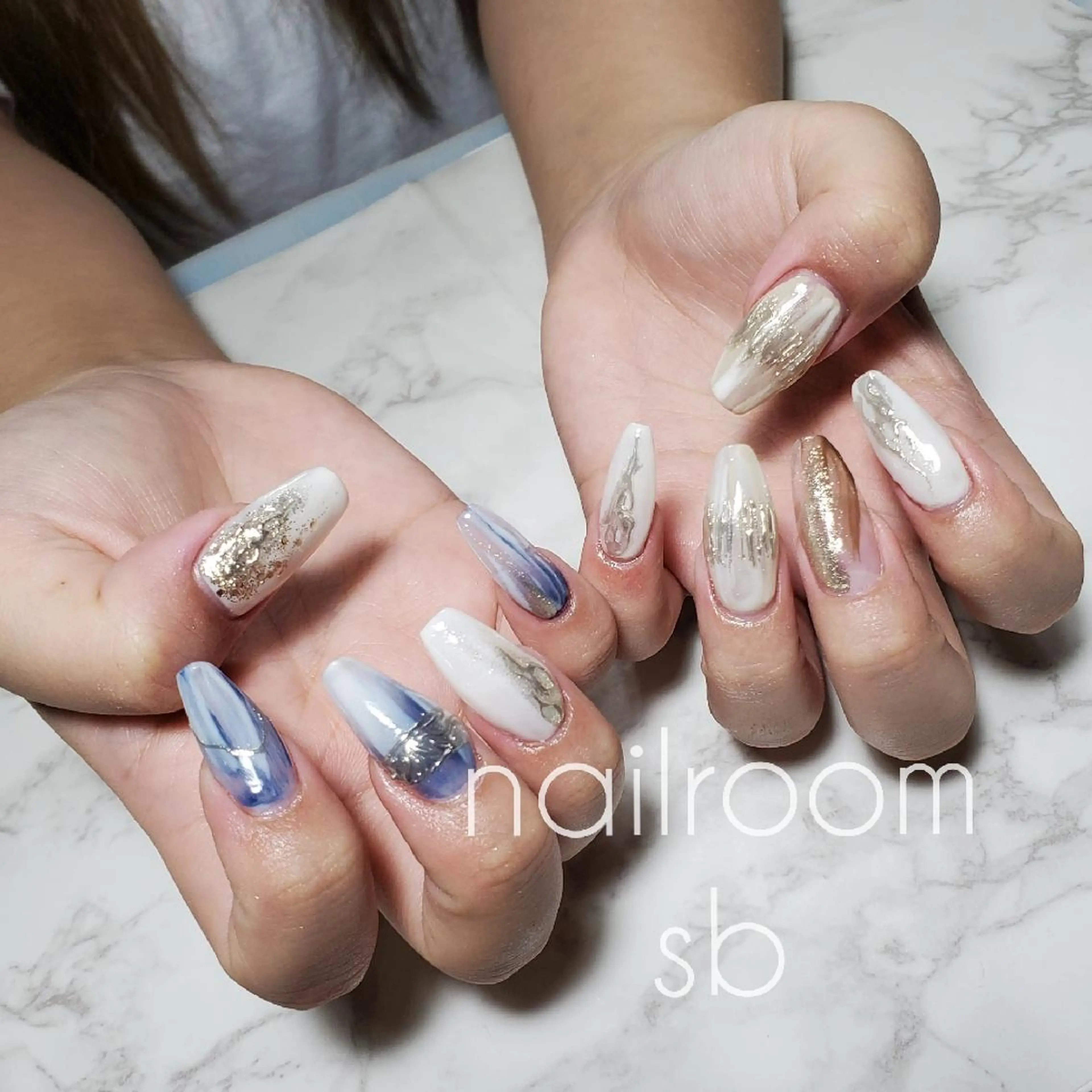 ネイル ハンドネイル nailroom‪ sb‪‪𓈒𓂂𓏸のネイルデザイン