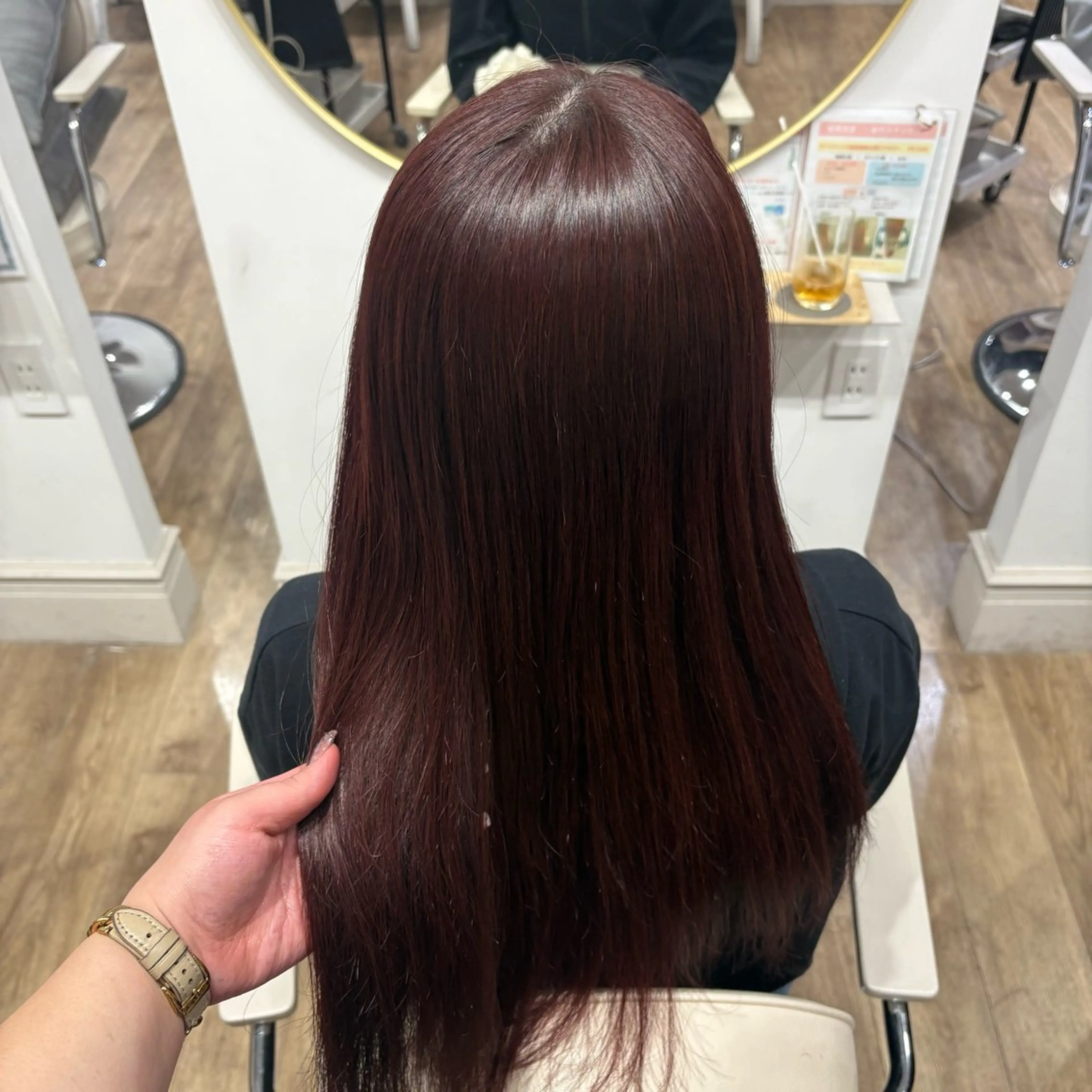 【暖色カラークーポン🔮💘】イルミナ＆アディクシーカラー＋7種トリートメント付き꒰ᐢ⸝⸝⸝⸝ᐢ꒱の写真