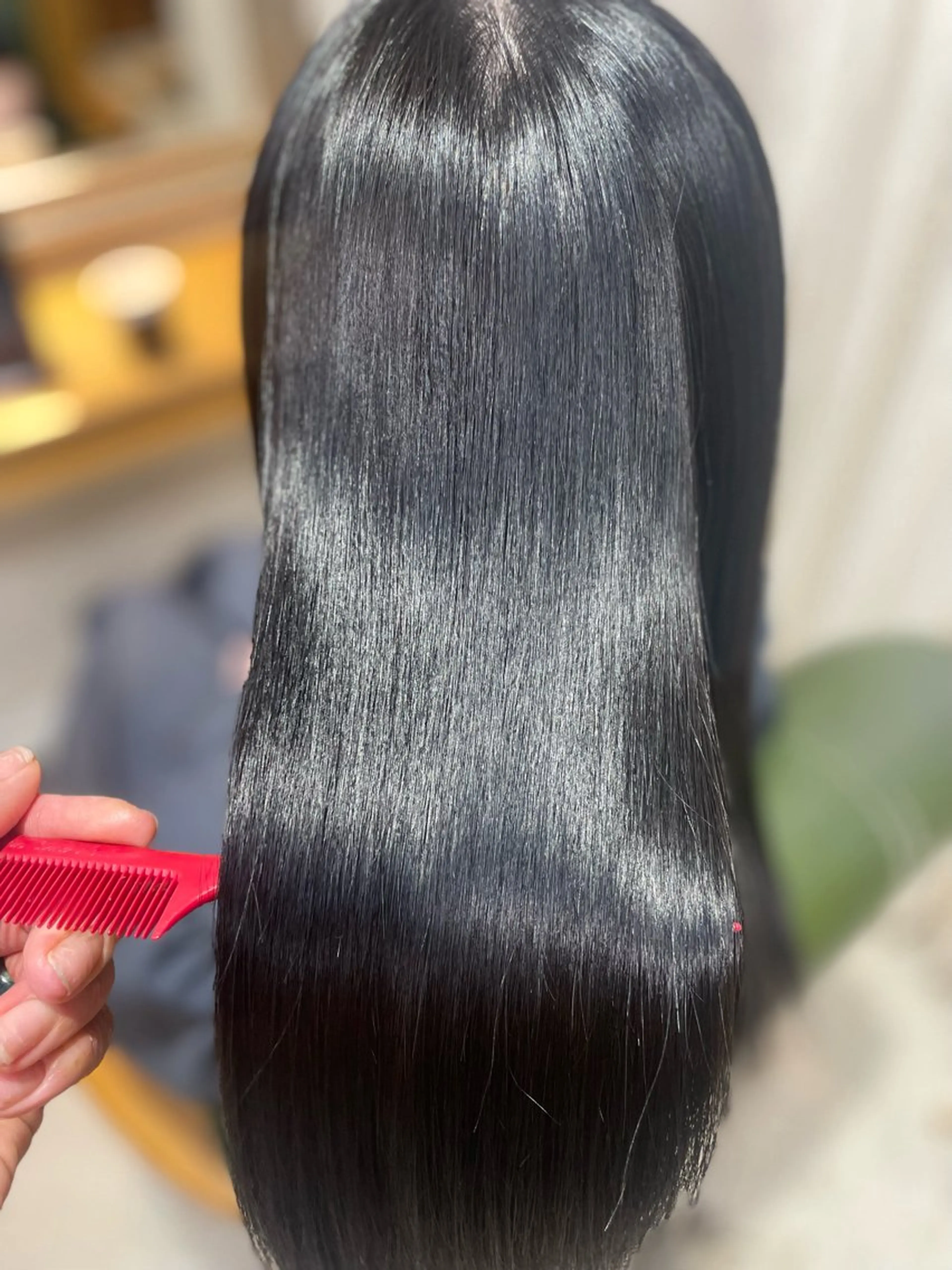 セミロング カラー 髪質改善/縮毛/新宿 🫧SUZUKA🫧のヘアスタイル