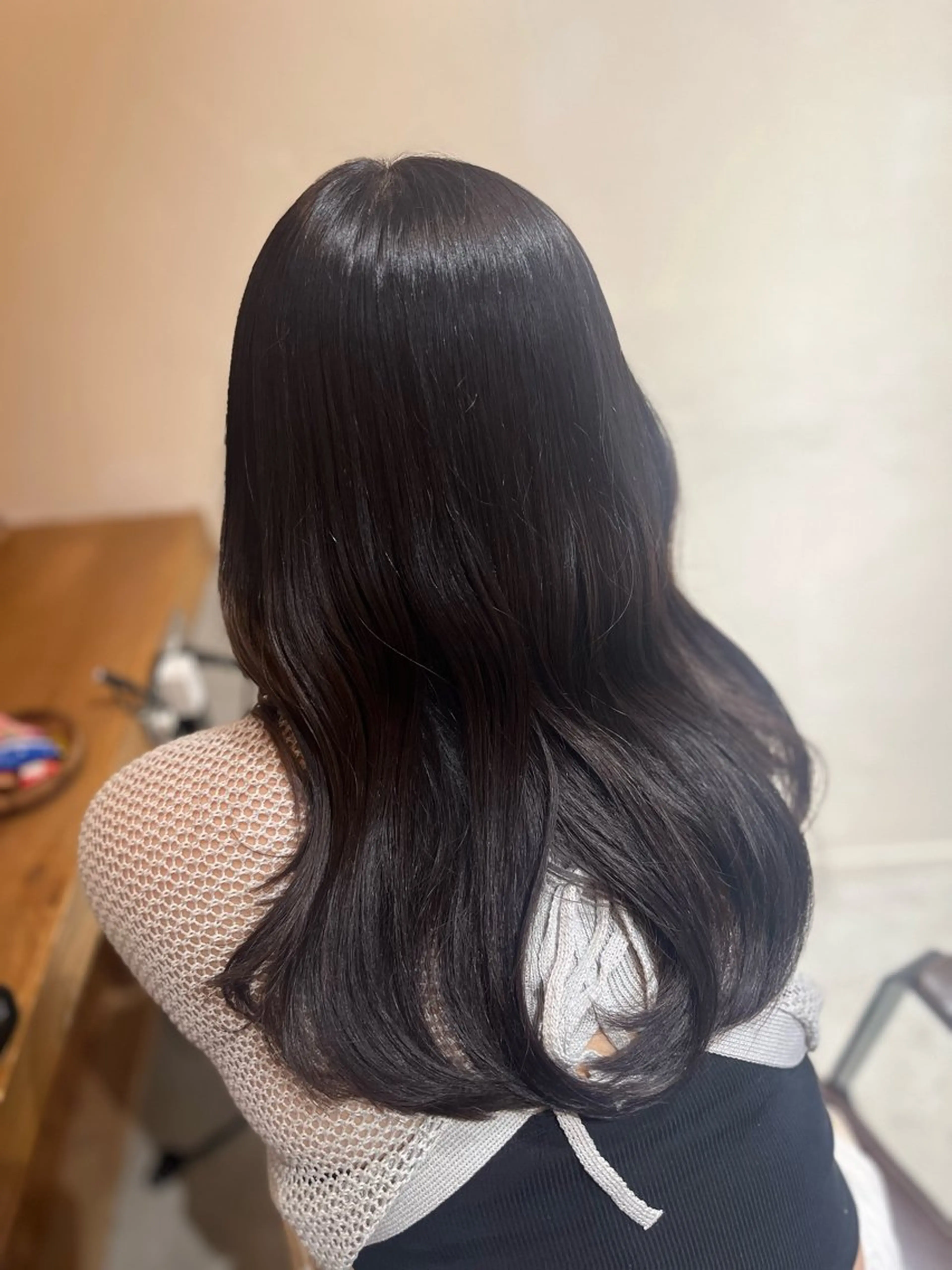 ロング 塩川ももこ/ 縮毛矯正/ヘアセットのヘアスタイル