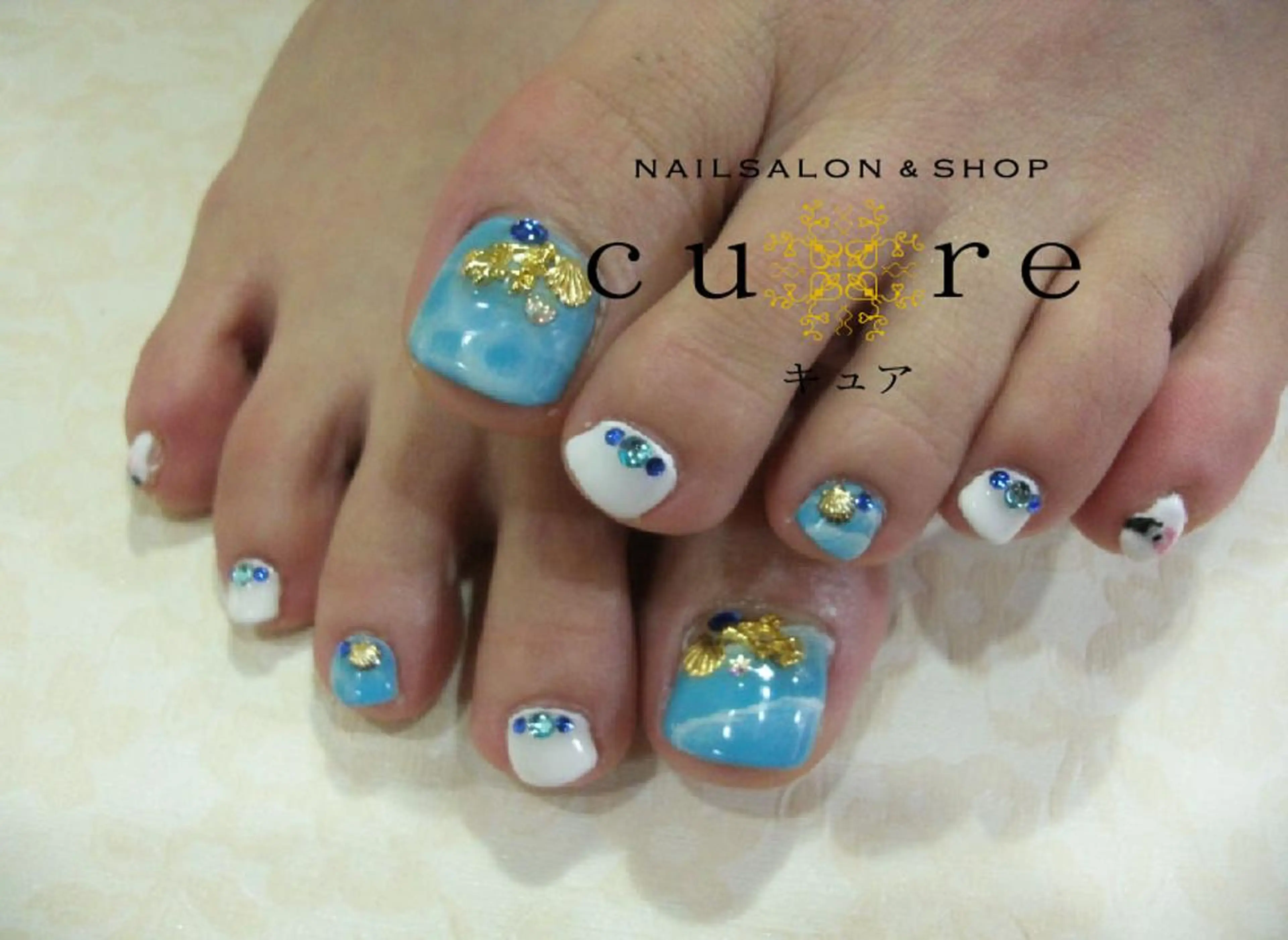 ネイル フットネイル ジェルネイル ネイルサロン Cureのネイルデザイン