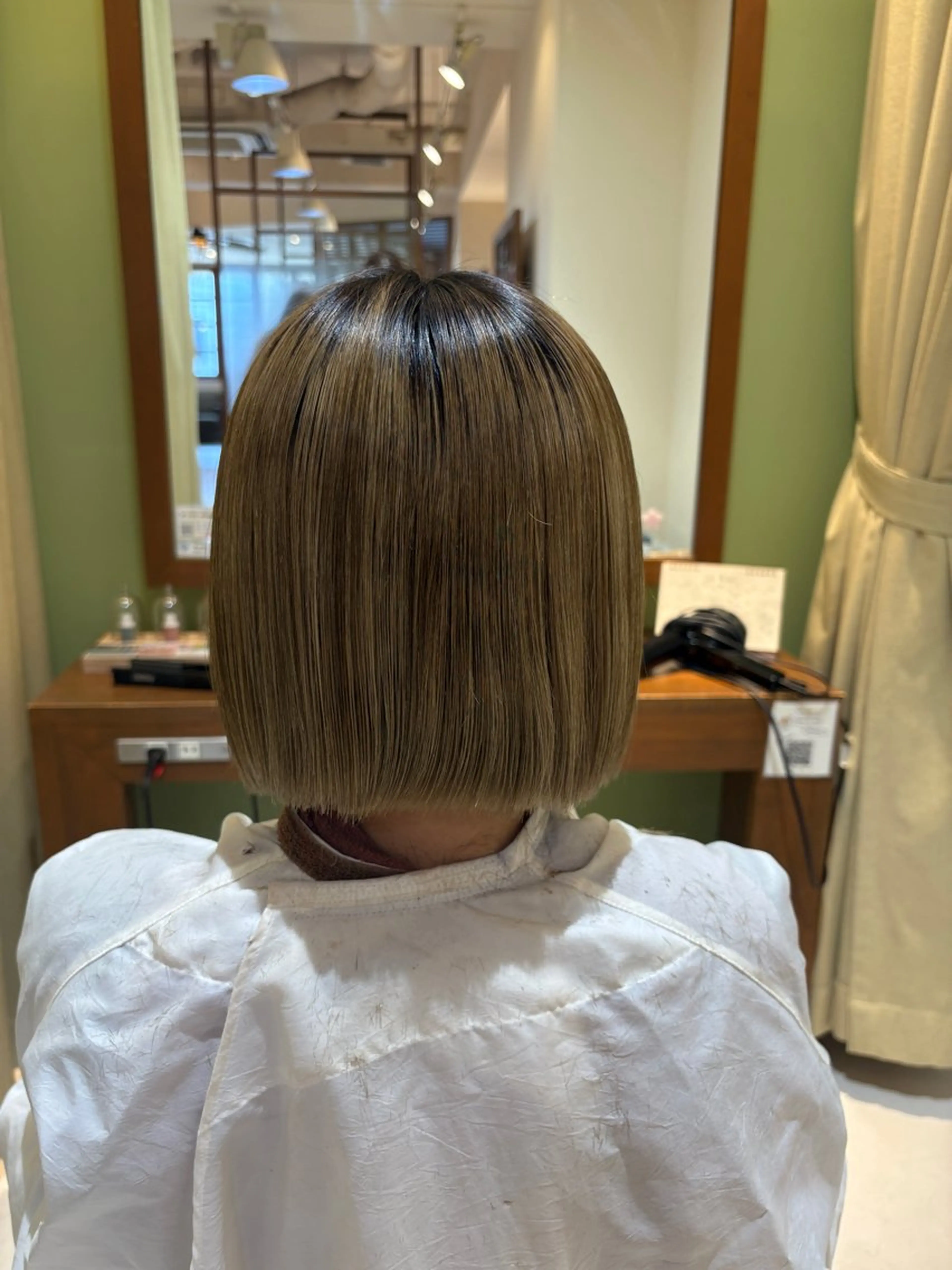 ミディアム ボブ どうめん ゆきのヘアスタイル