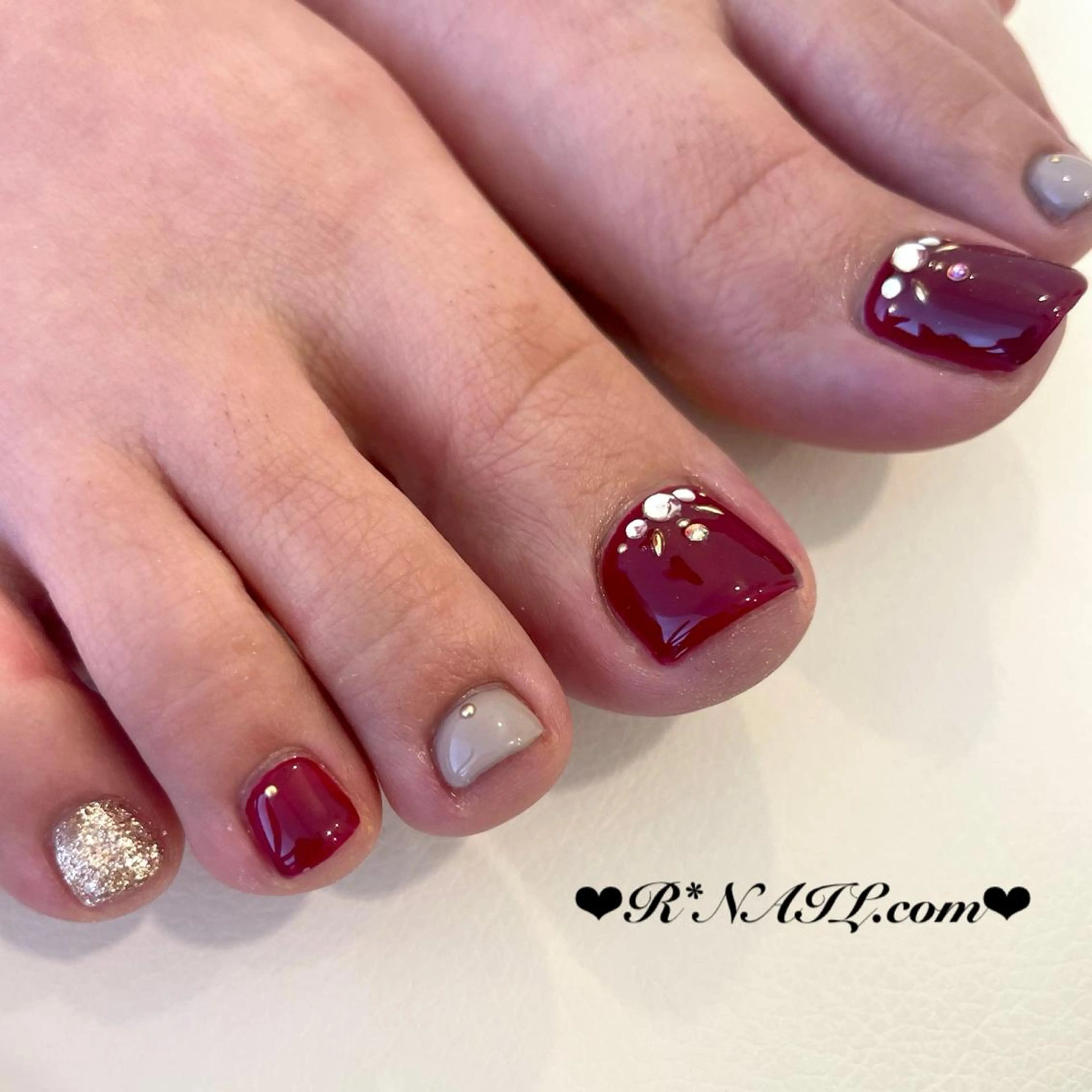 フット/ワンカラー/グラデーションの写真