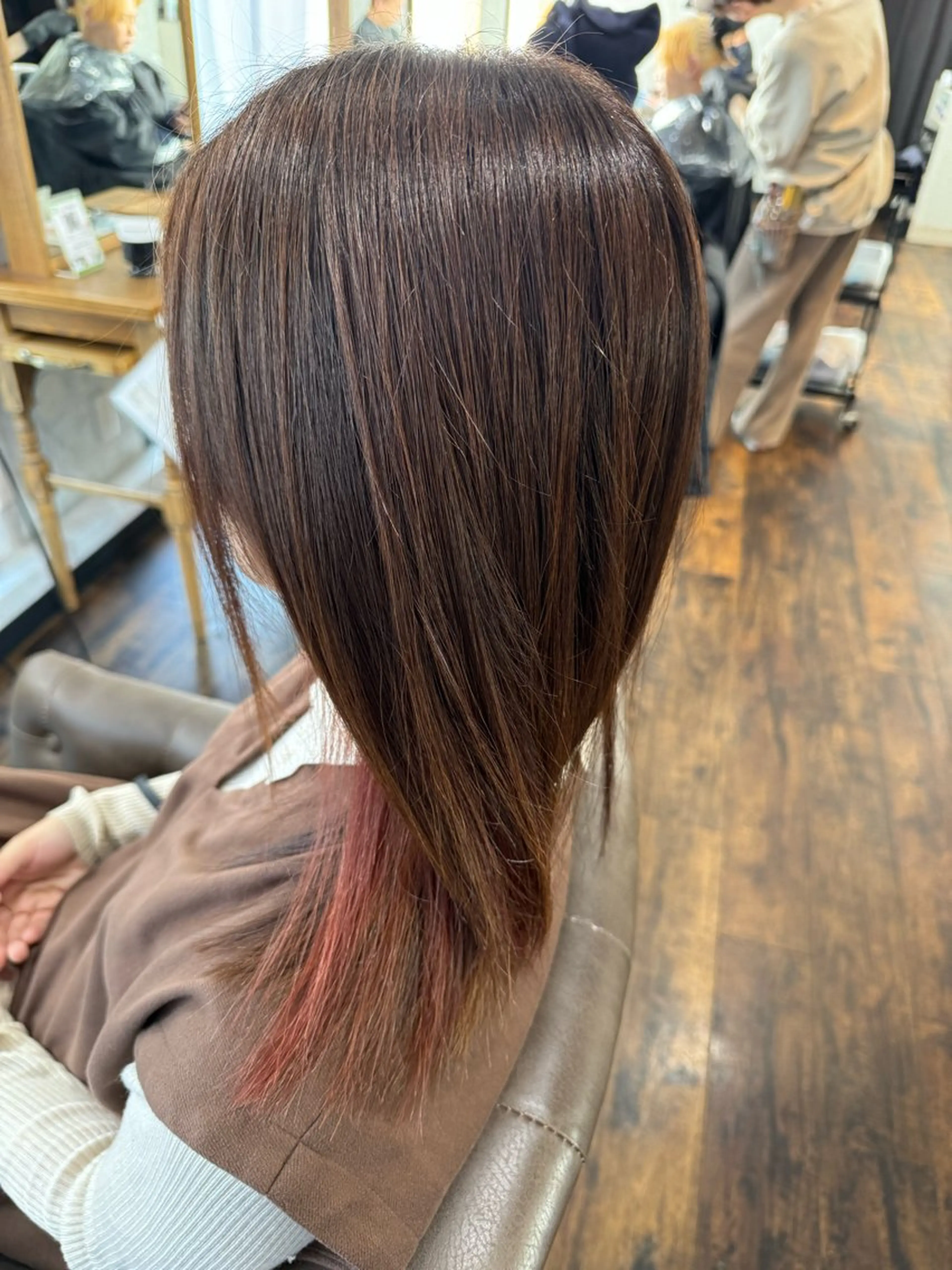 セミロング カラー ヘアカラー 松永 かずきのヘアスタイル