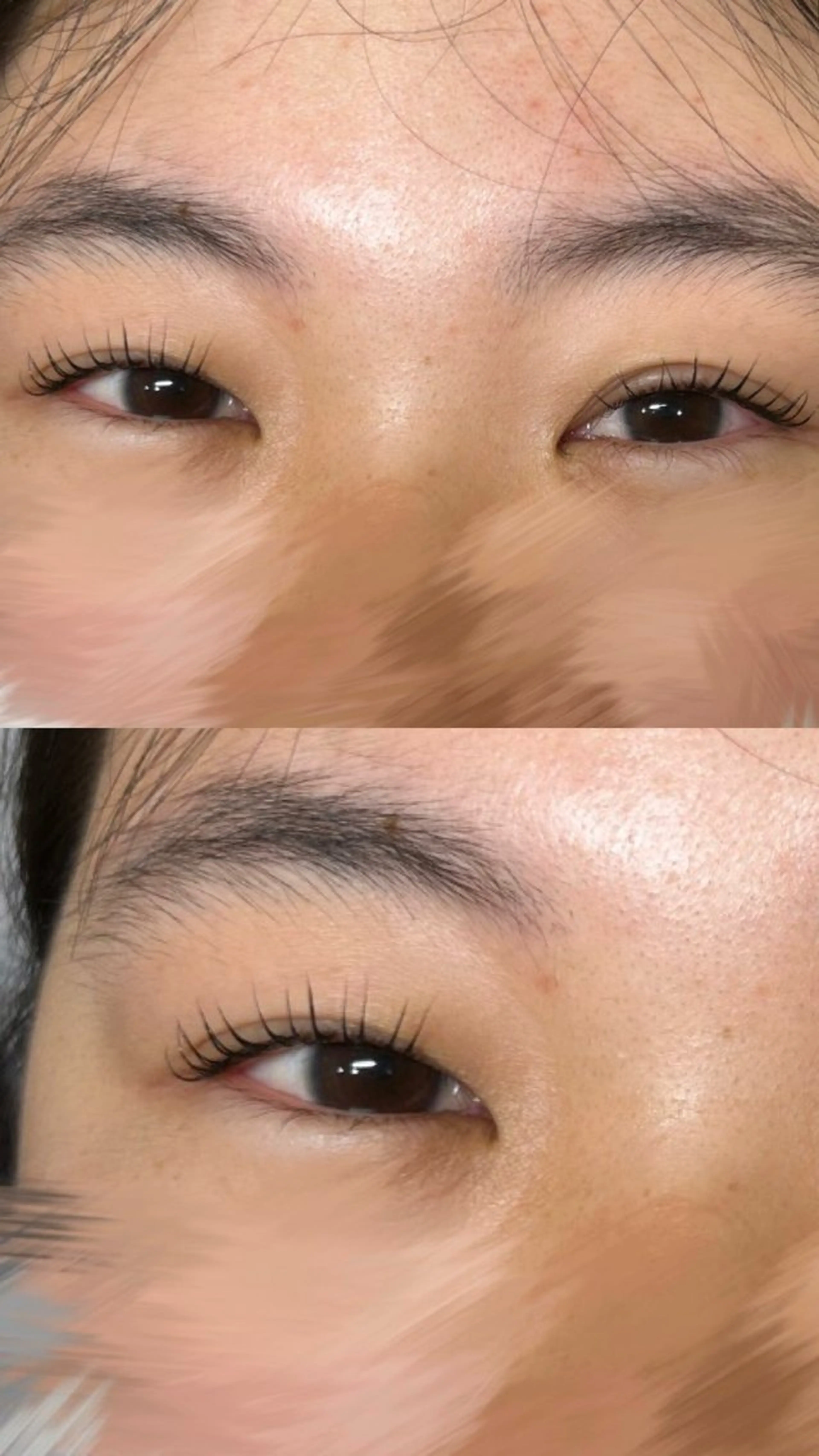 マツエク・マツパ ナチュラル 一重×まつ毛パーマ Grandoll Luxe所属・西田 るかのマツエク・マツパデザイン