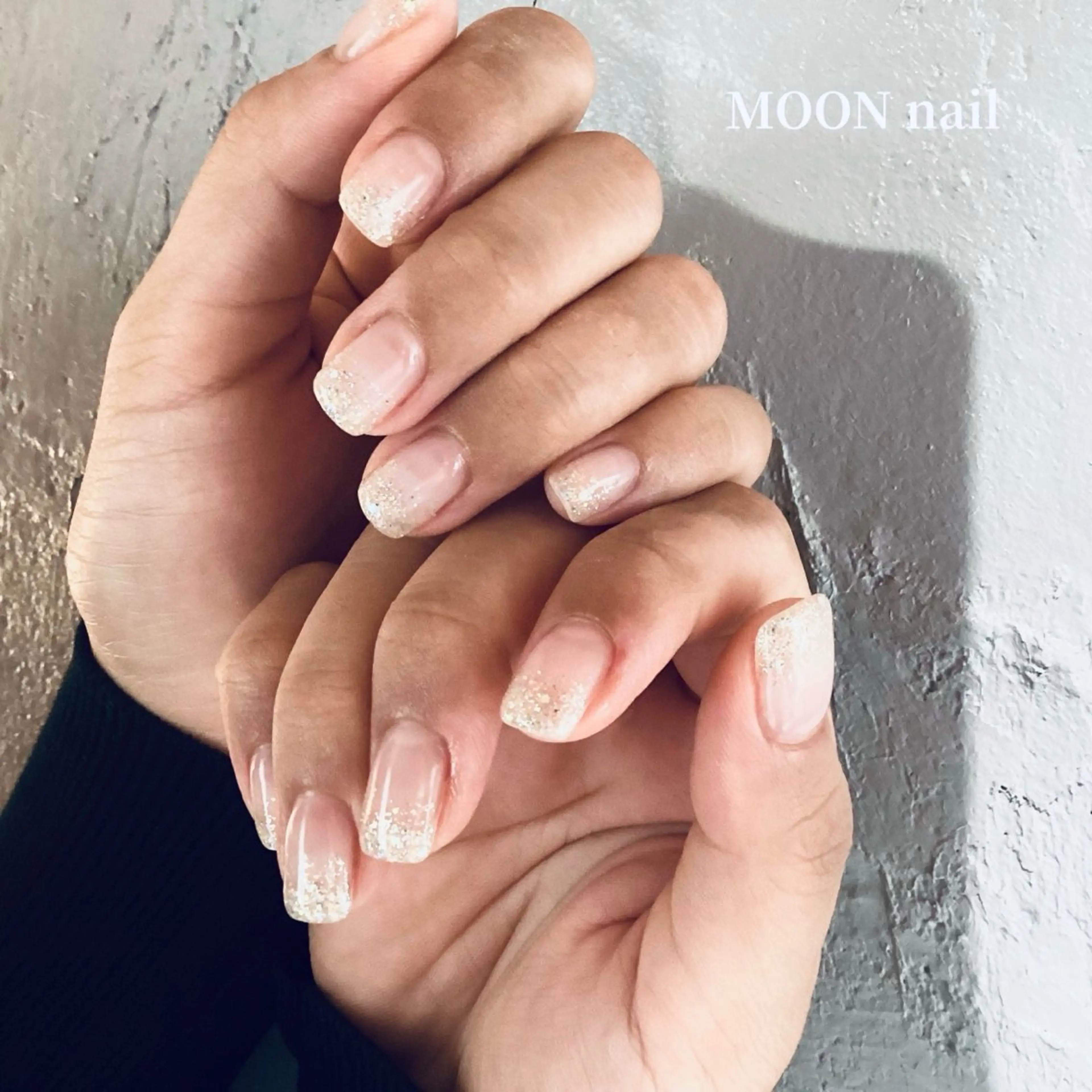ネイル ラメ(グリッター) ラメグラデーション 浦添 MOON  nailのネイルデザイン