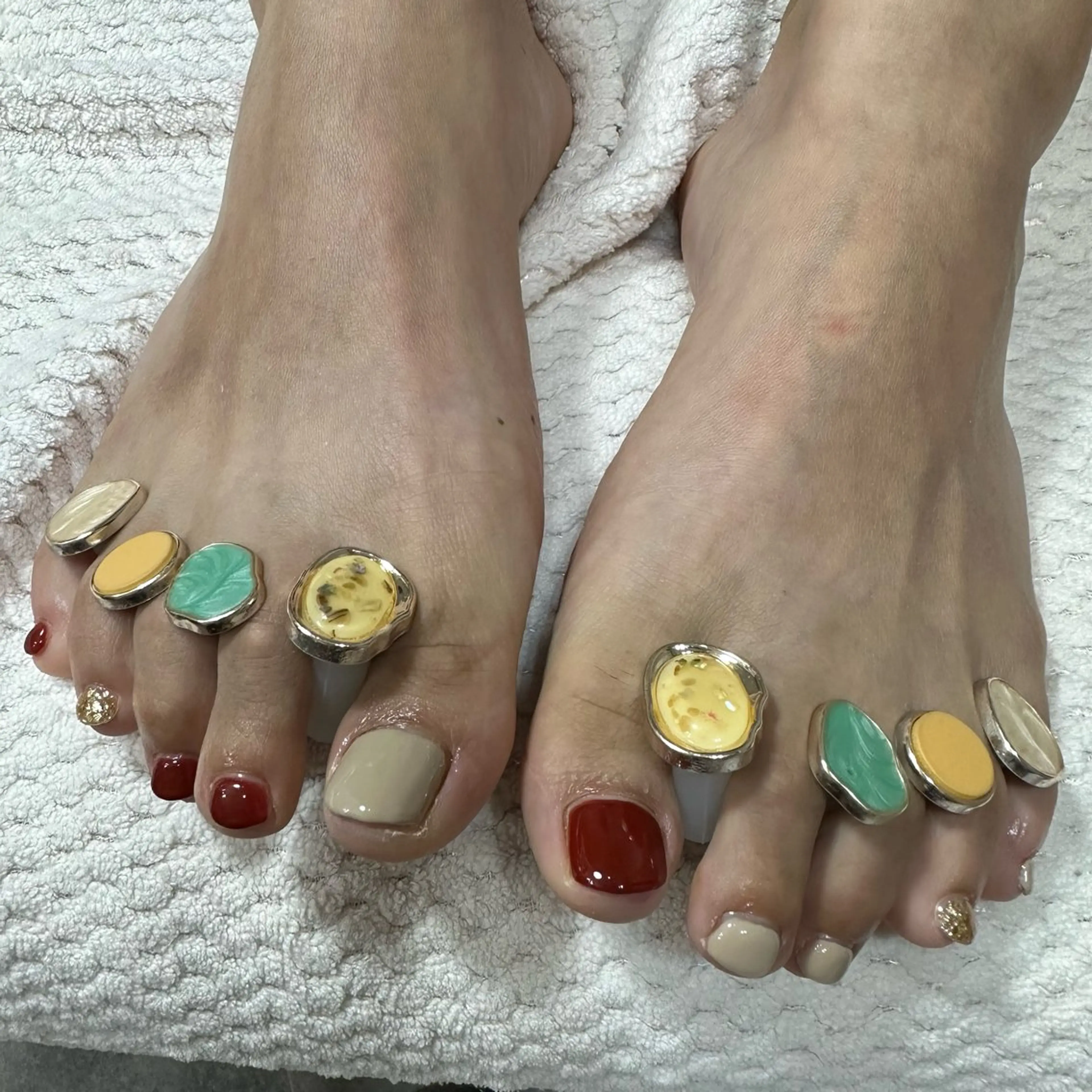 ネイル フットネイル フットネイル yourside Kanoのネイルデザイン