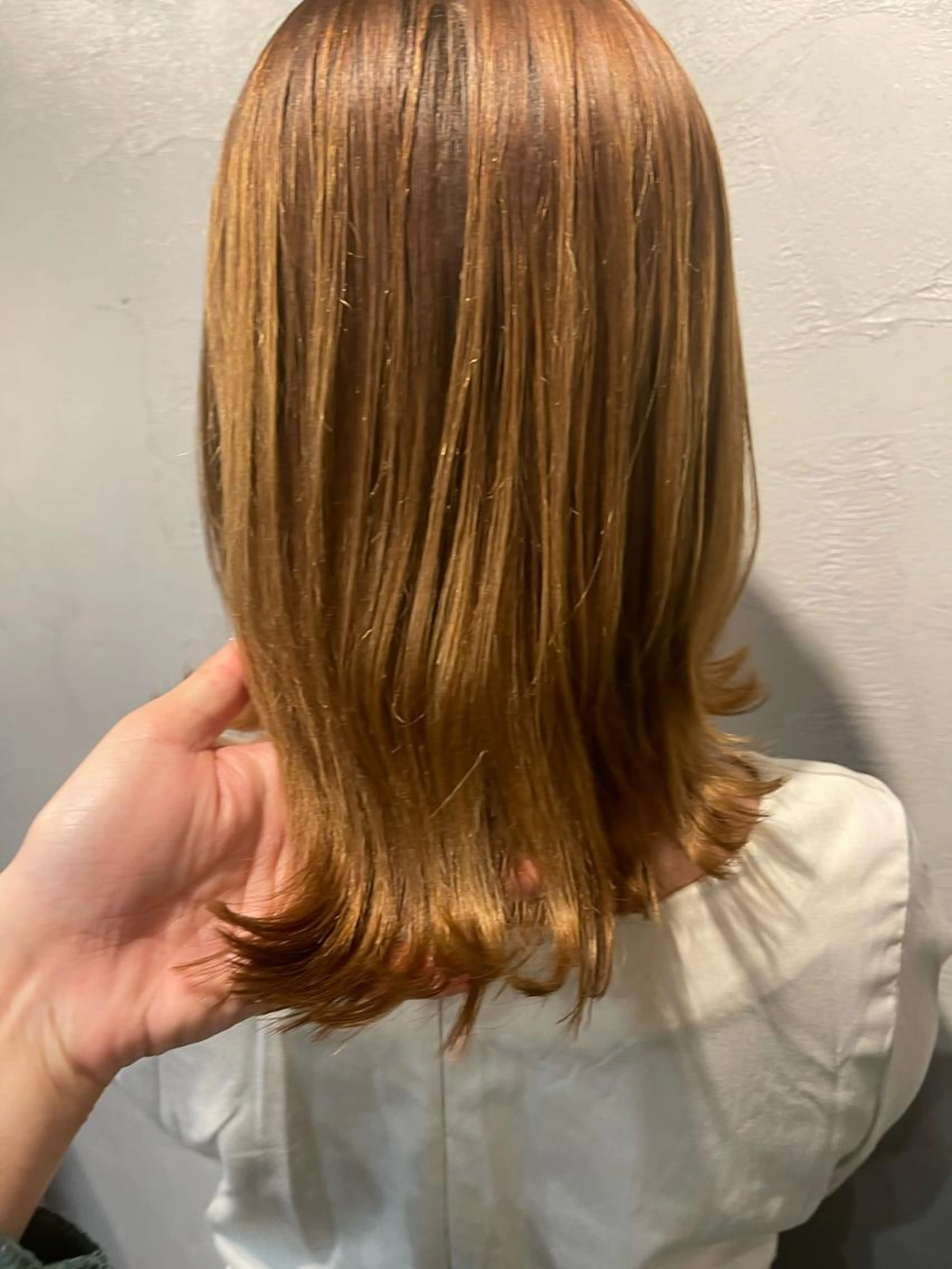 🧡髪質改善🧡酸性ストレート➕カット➕カラー➕トリートメントの写真