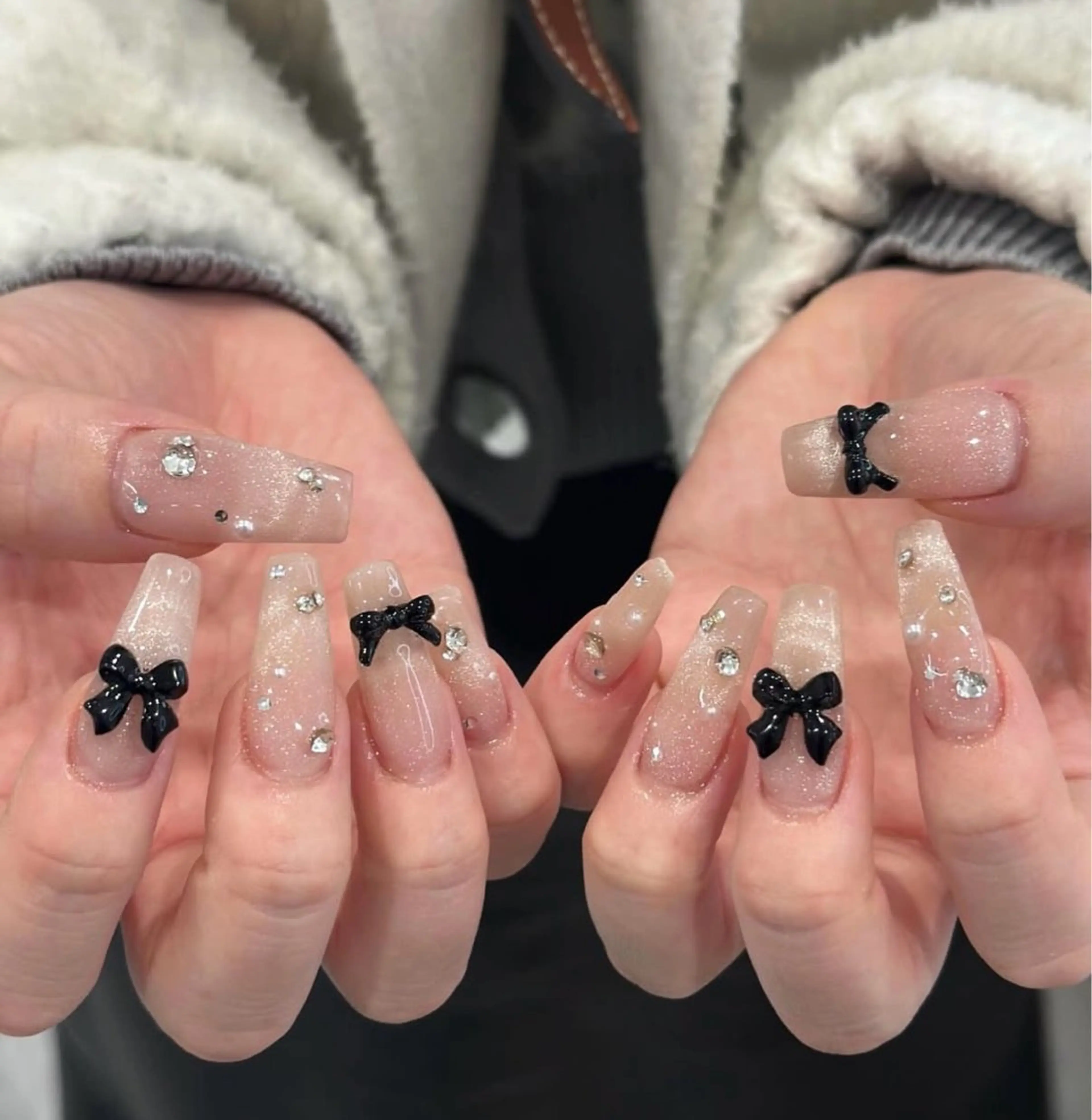 ネイル ニュアンスネイル シンプルネイル 春ネイル バレンタイン ワンホンネイル ハンドネイル ハンドケア Nihonthy Nail 新宿所属・Nihonthy Nail 新宿のネイルデザイン