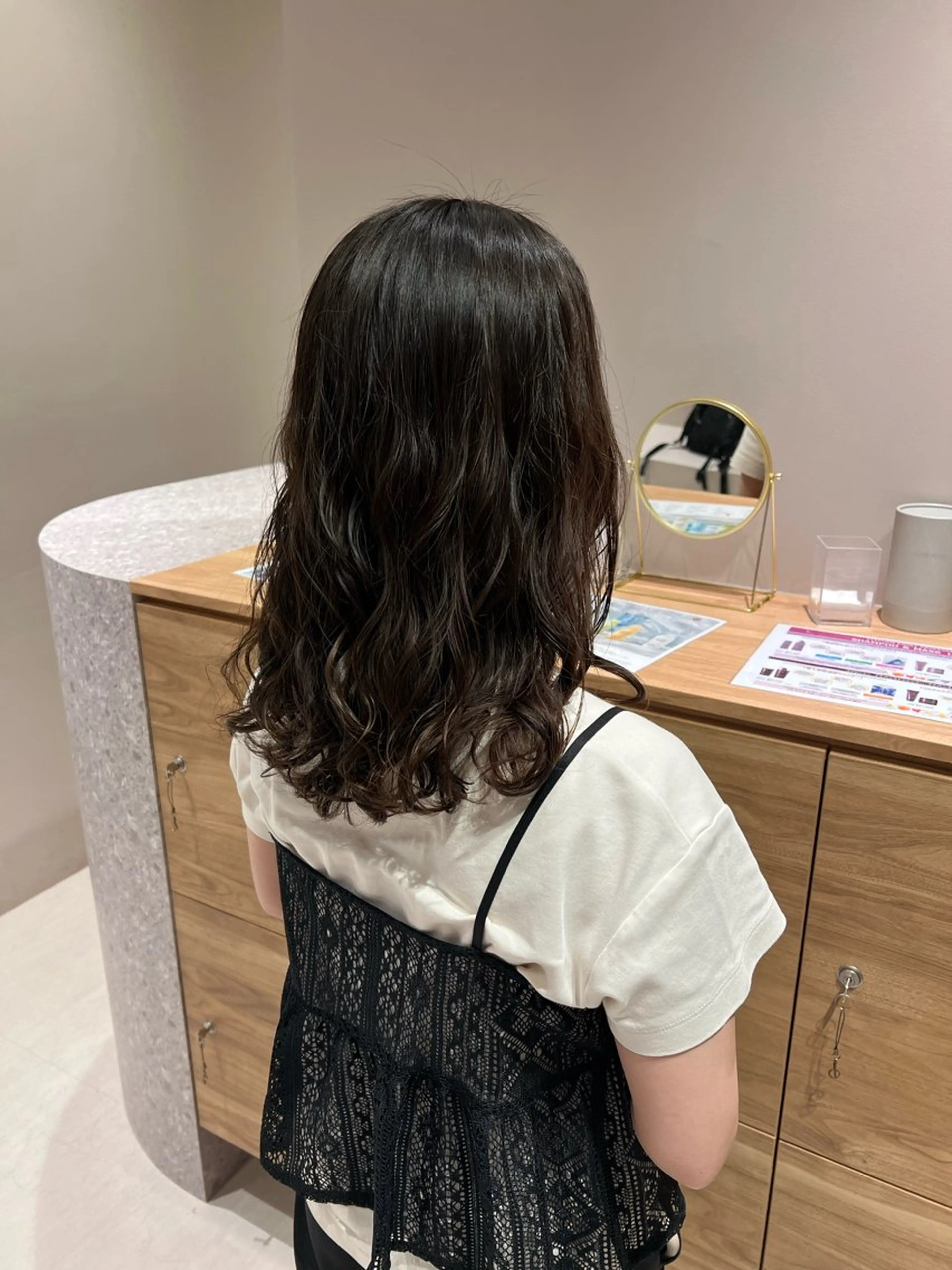 セミロング セミロングパーマ 山田 恭華 /メンズカットのヘアスタイル