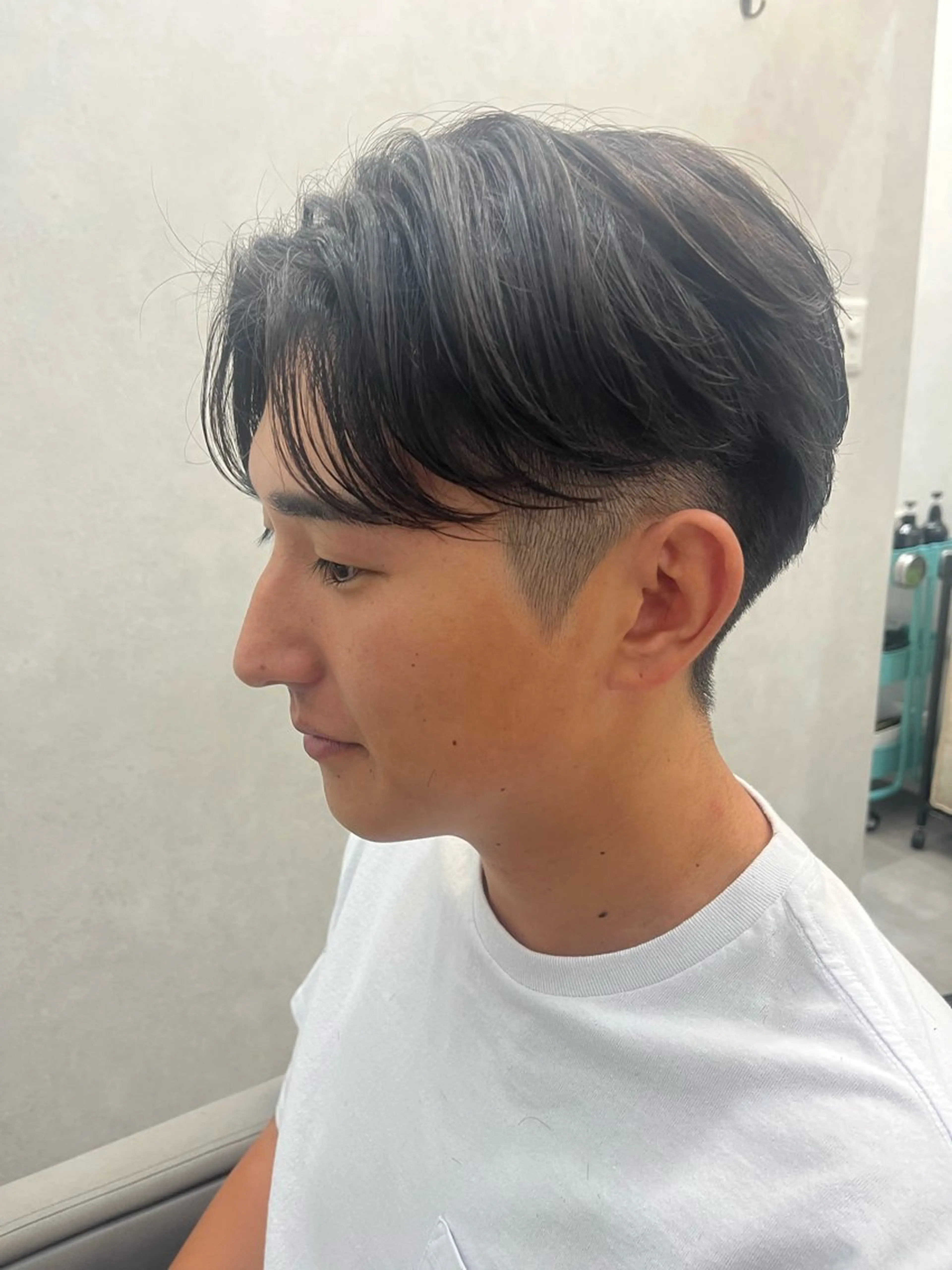 ショート パーマ メンズ 水島 悠香子のヘアスタイル