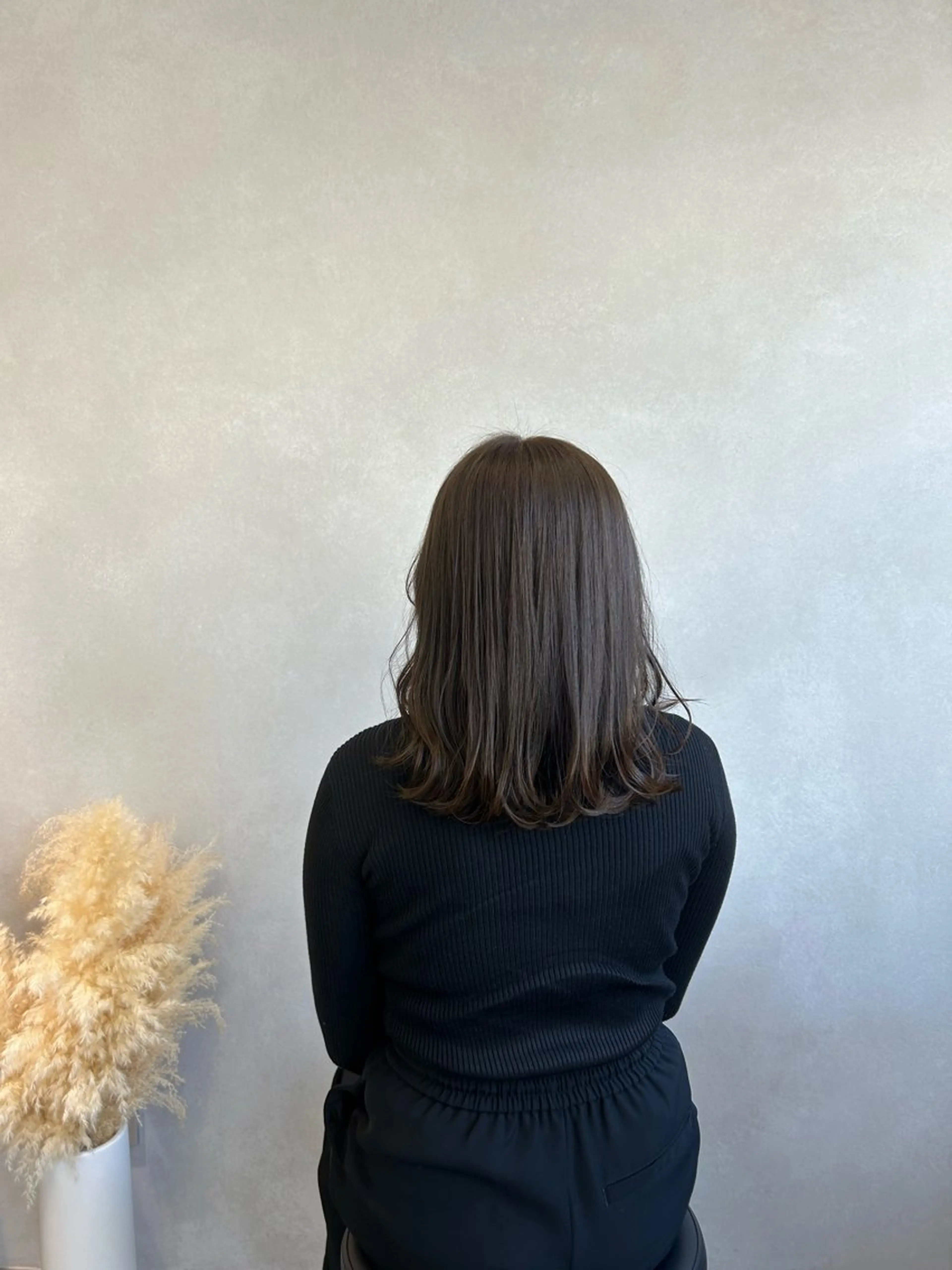 ミディアム カラー ベージュカラー 透明感カラー オリーブベージュ カット ヘアカラー トリートメント 暖色･似合わせカラー (廣石沙英🎀)のヘアスタイル