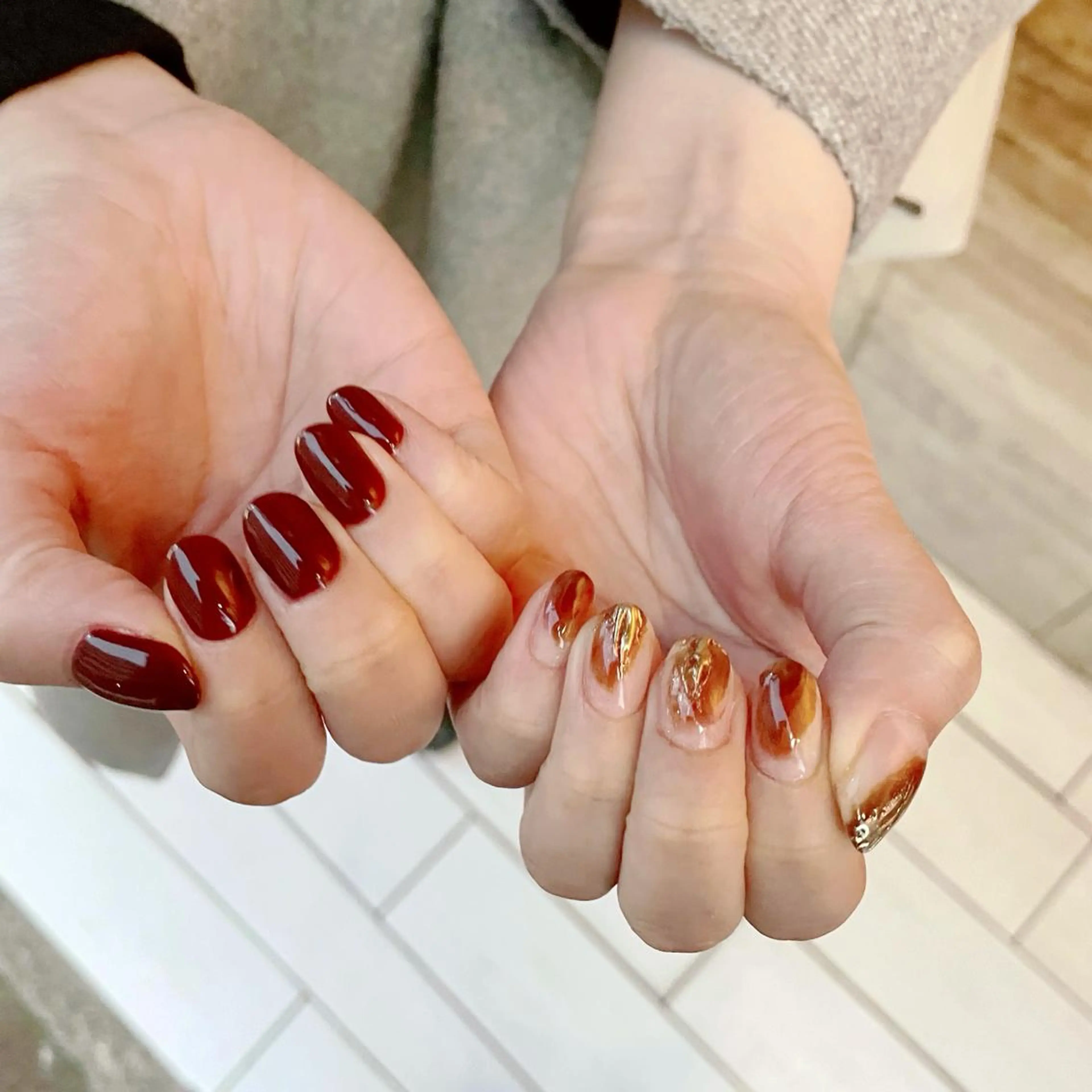 ネイル 新井 ひなののネイルデザイン