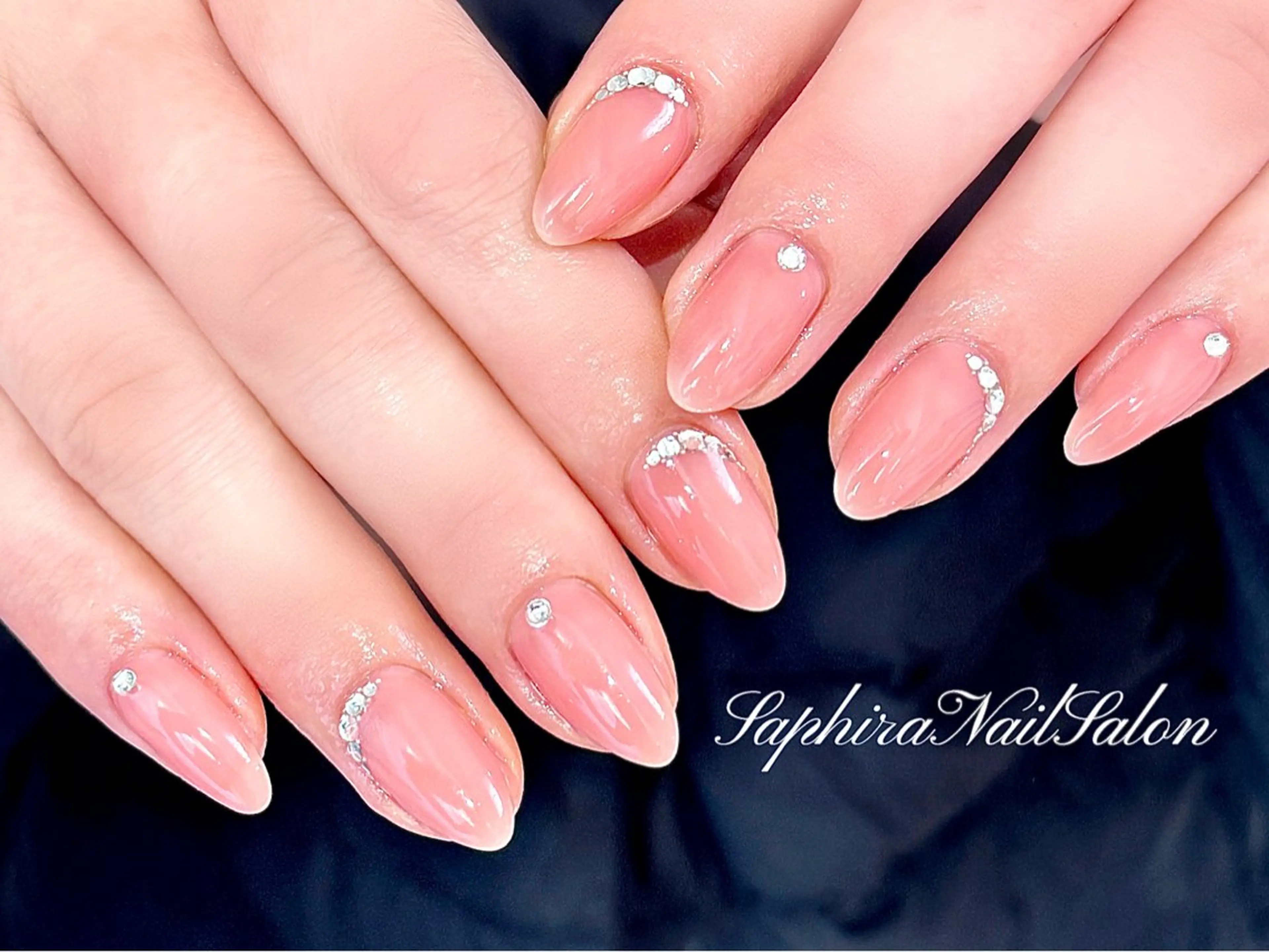 カラー ハンドネイル Saphiraネイル サロン錦糸町のネイルデザイン