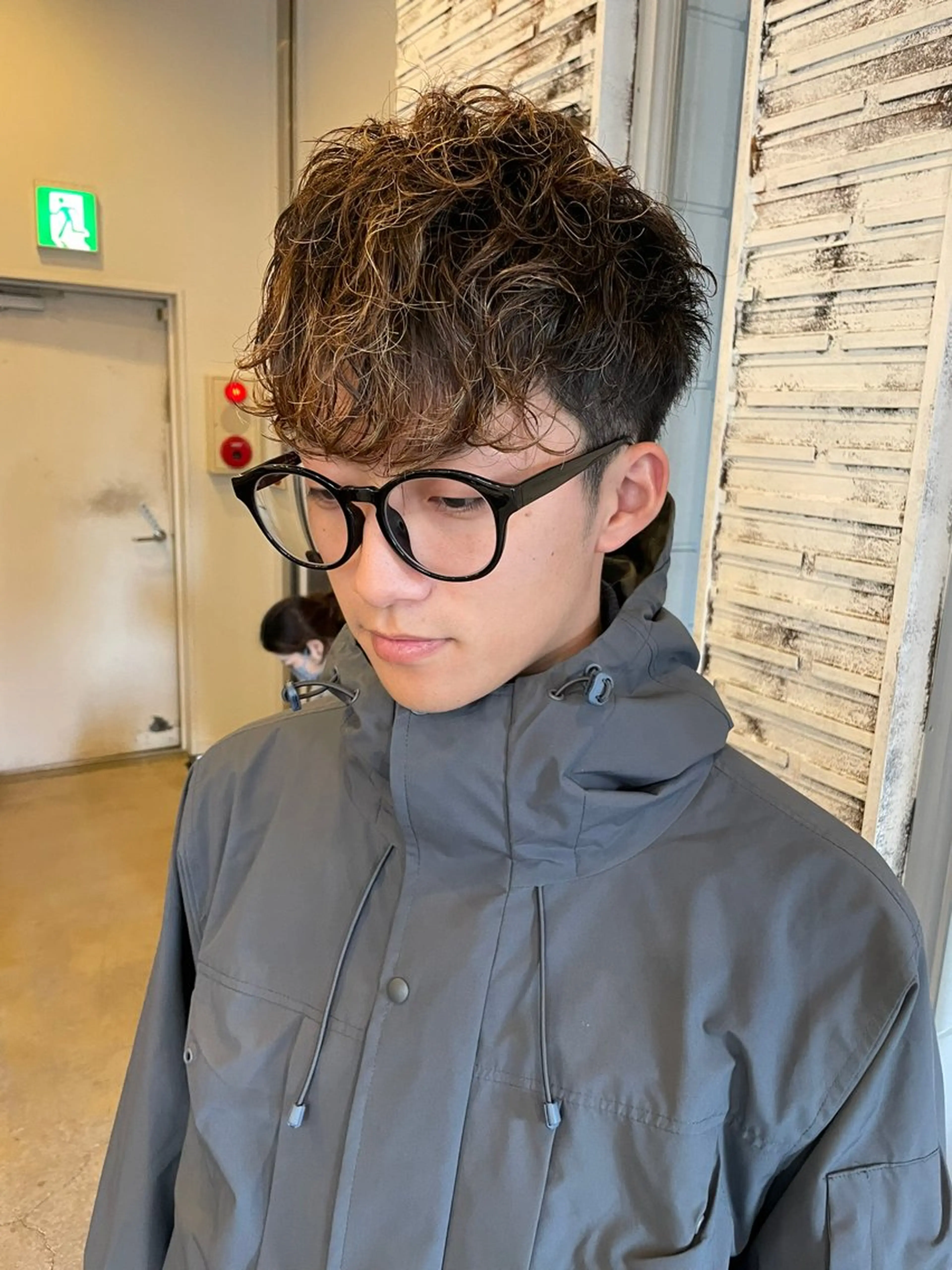 ショート パーマ メンズ パーマ特化 motooのヘアスタイル