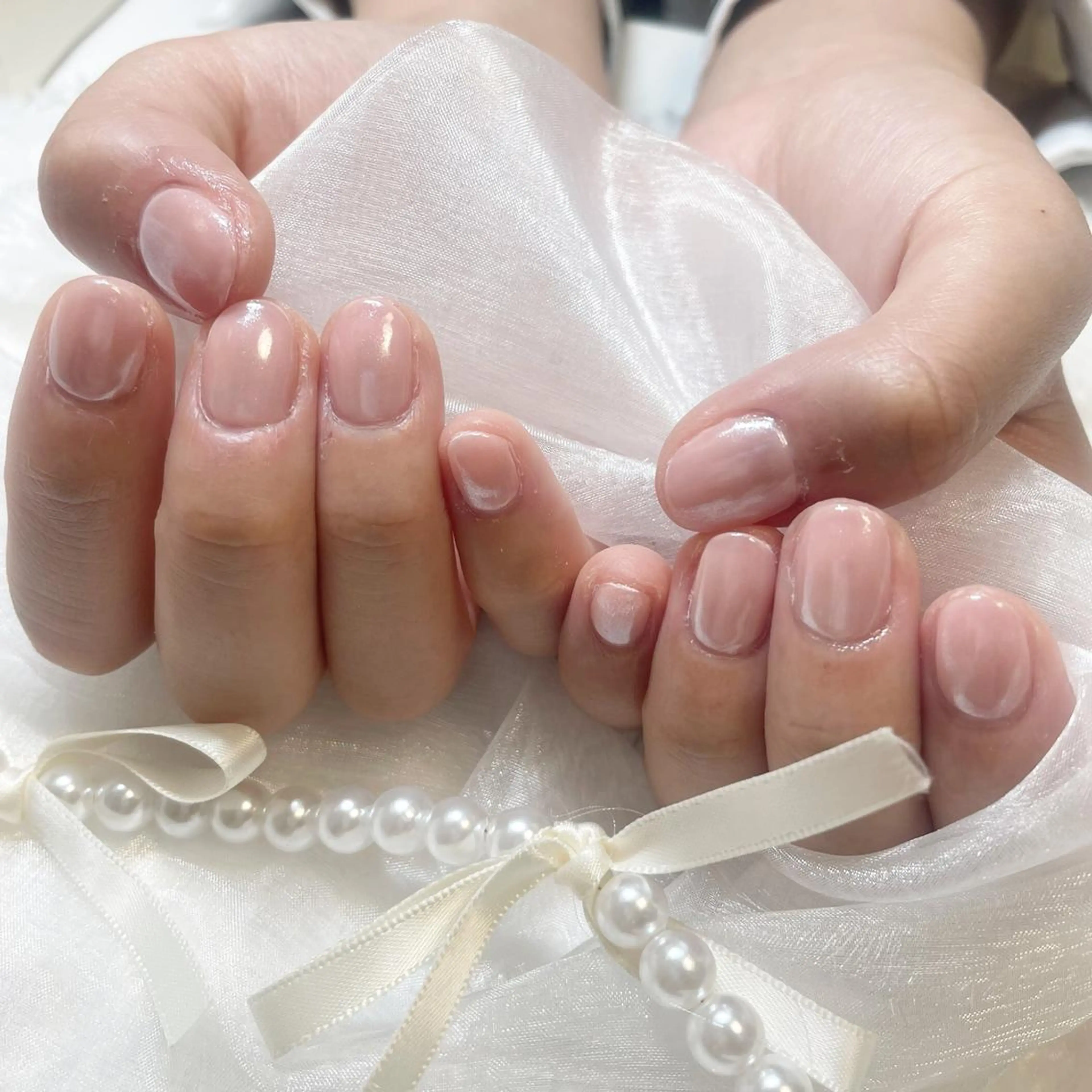 ネイル オーロラネイル ジェルネイル 韓国ネイル 持ち込み ワンカラーネイル ハンドネイル fiore nail 🦋のネイルデザイン